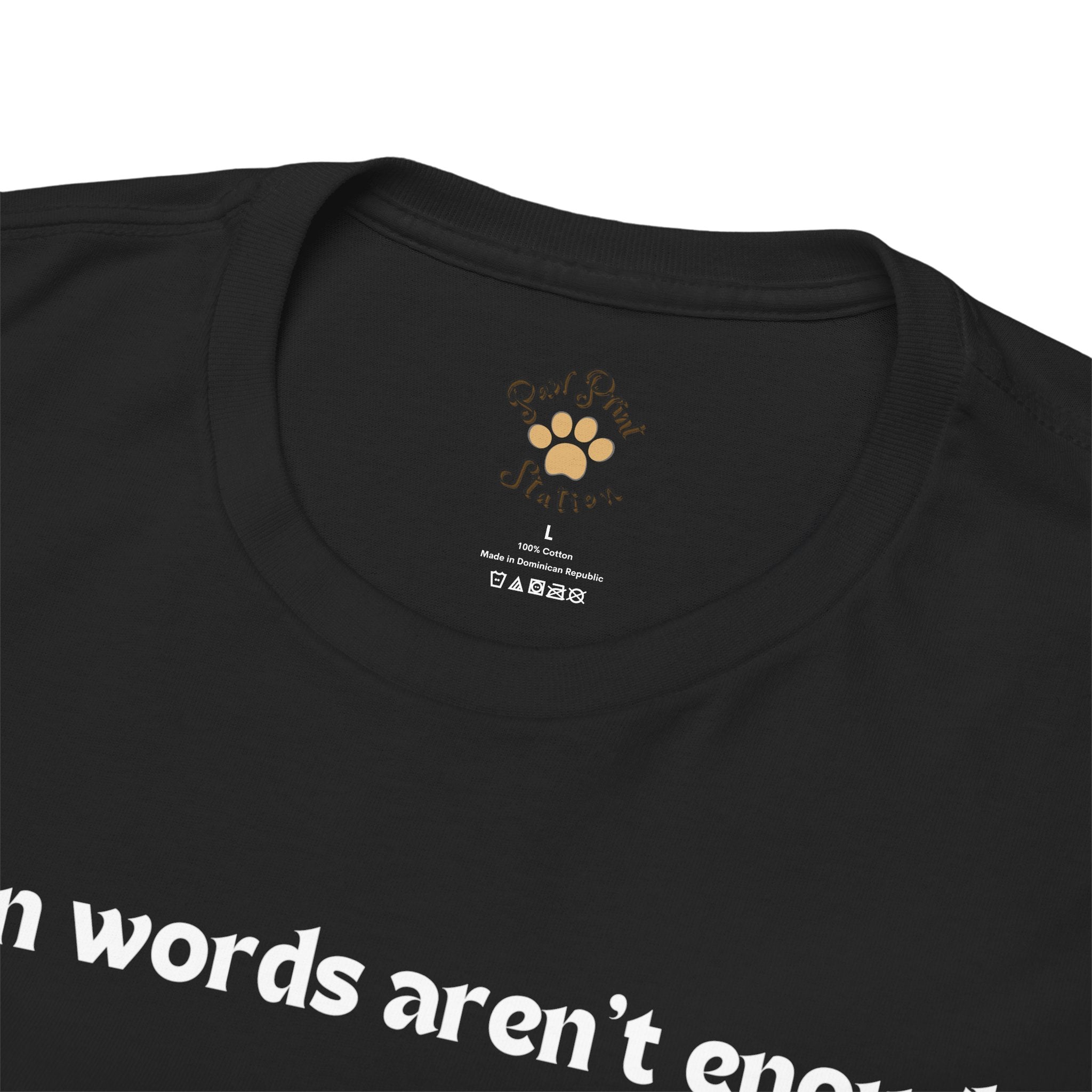 Men's - When Words Aren't Enough: Aussie Love T-Shirt