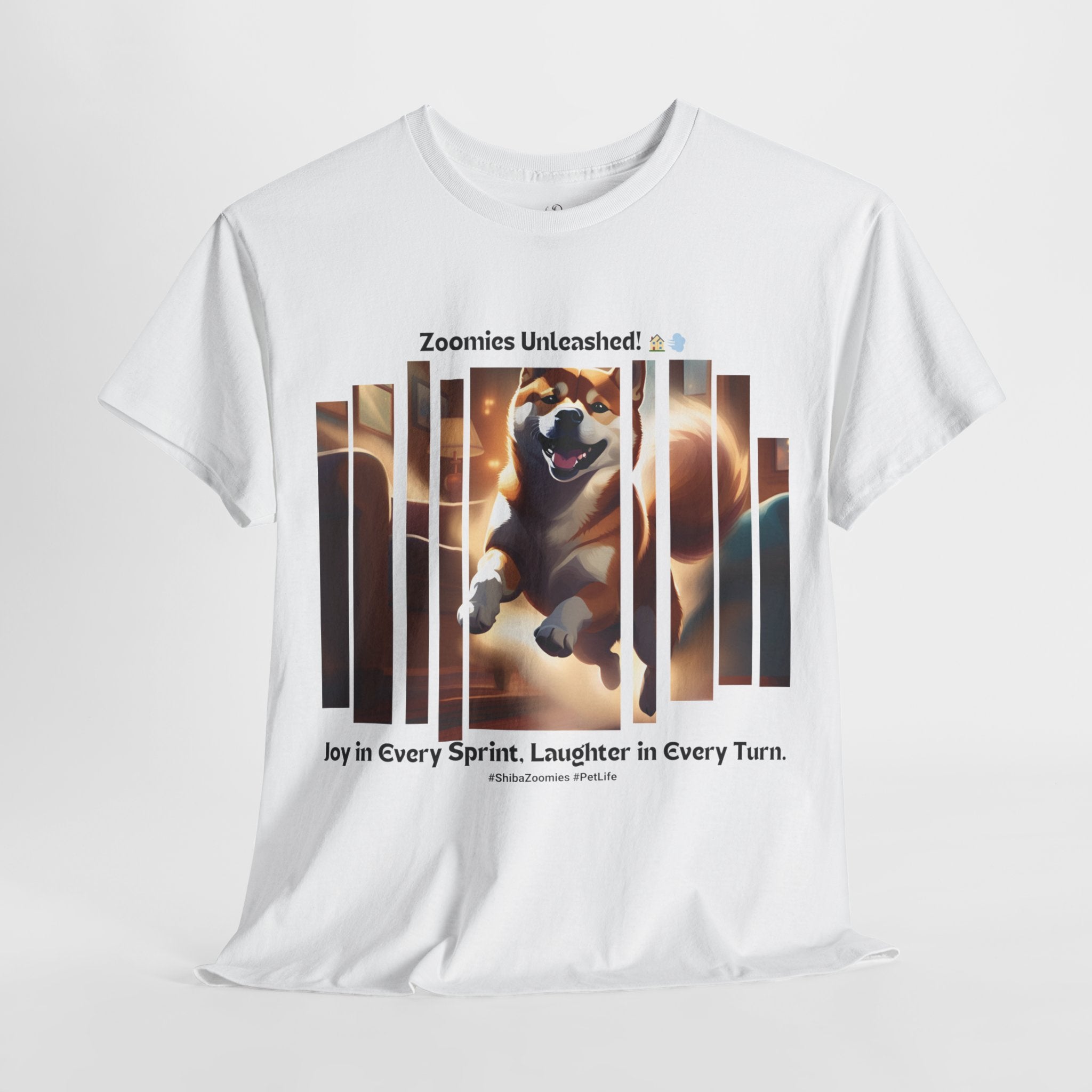 Unisex - Zoomies Unleashed! Shiba Inu Energy T-Shirt