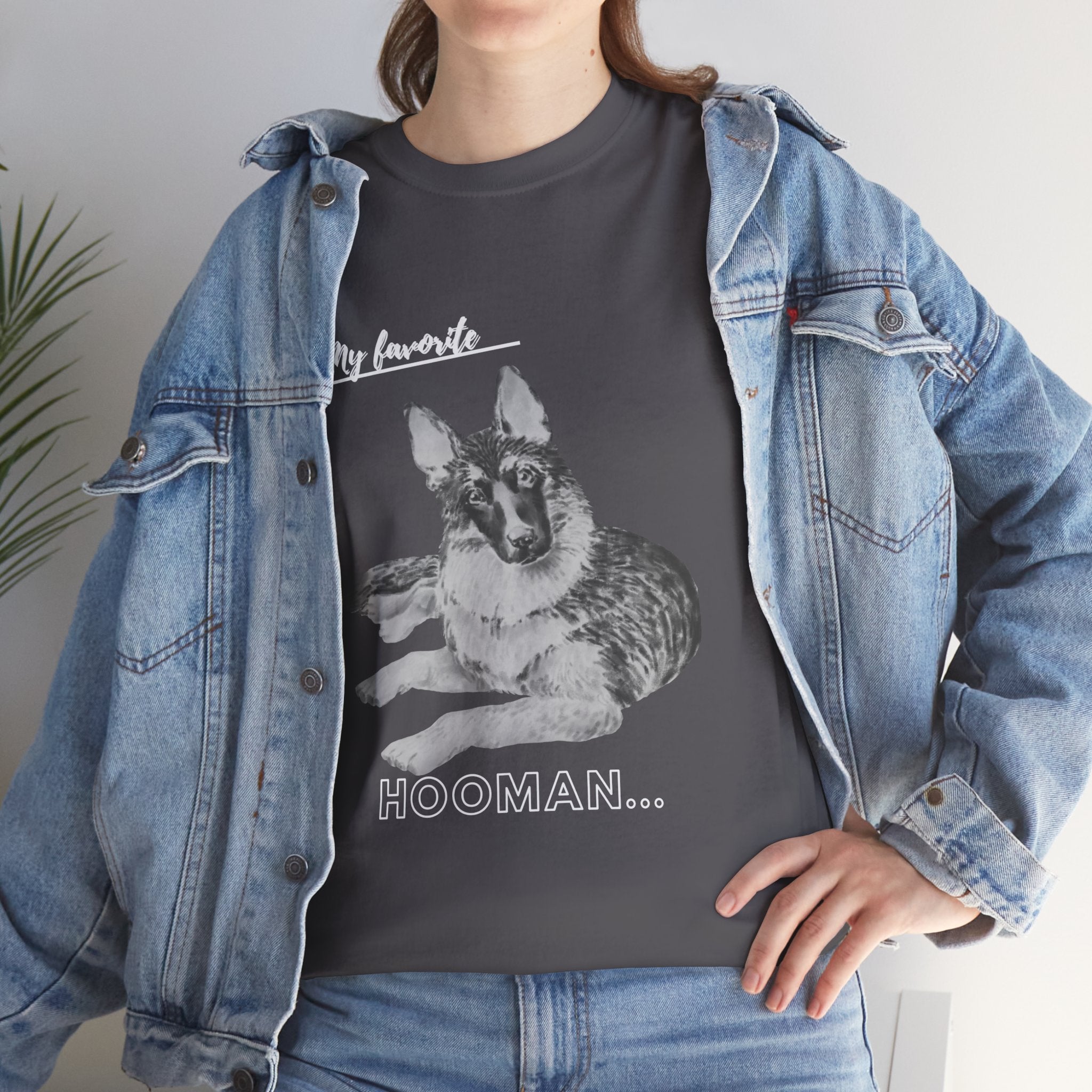 Unisex - My Favorite Hooman German Shepherd T-Shirt
