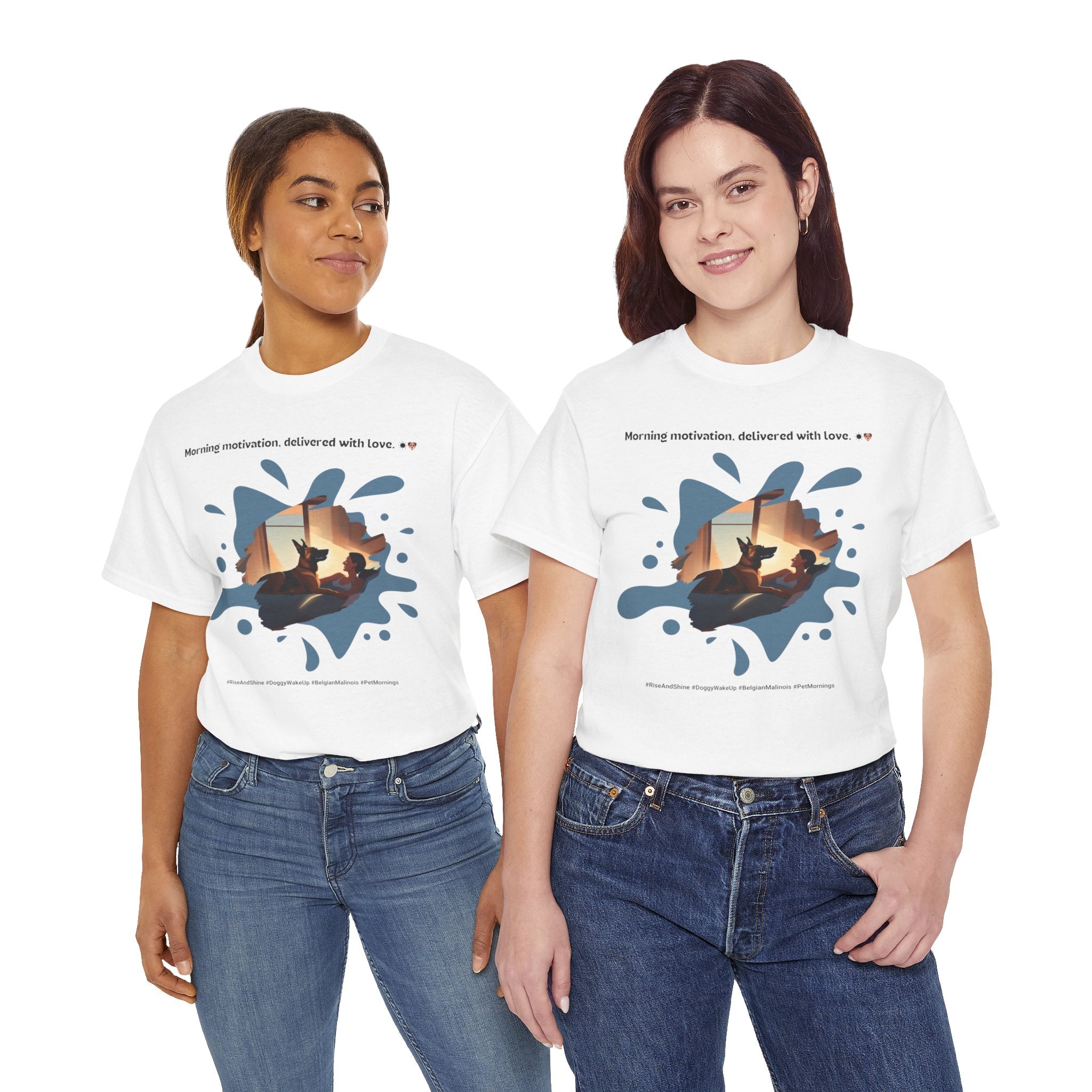 Women's - Morning Motivation: Belgian Malinois T-Shirt