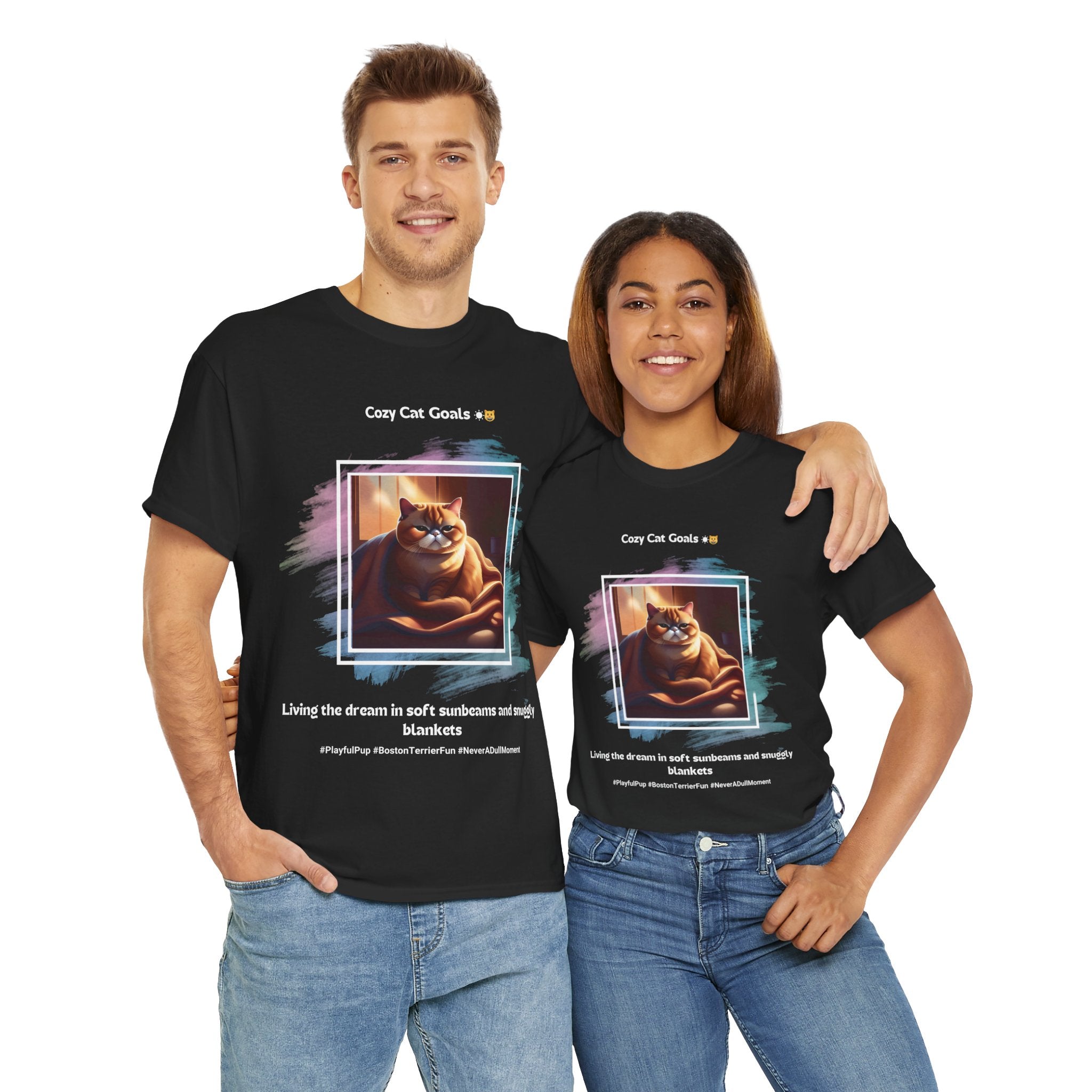 Unisex “Cozy Cat Goals” Exotic Shorthair T‑Shirt – Comfort Cat Gift
