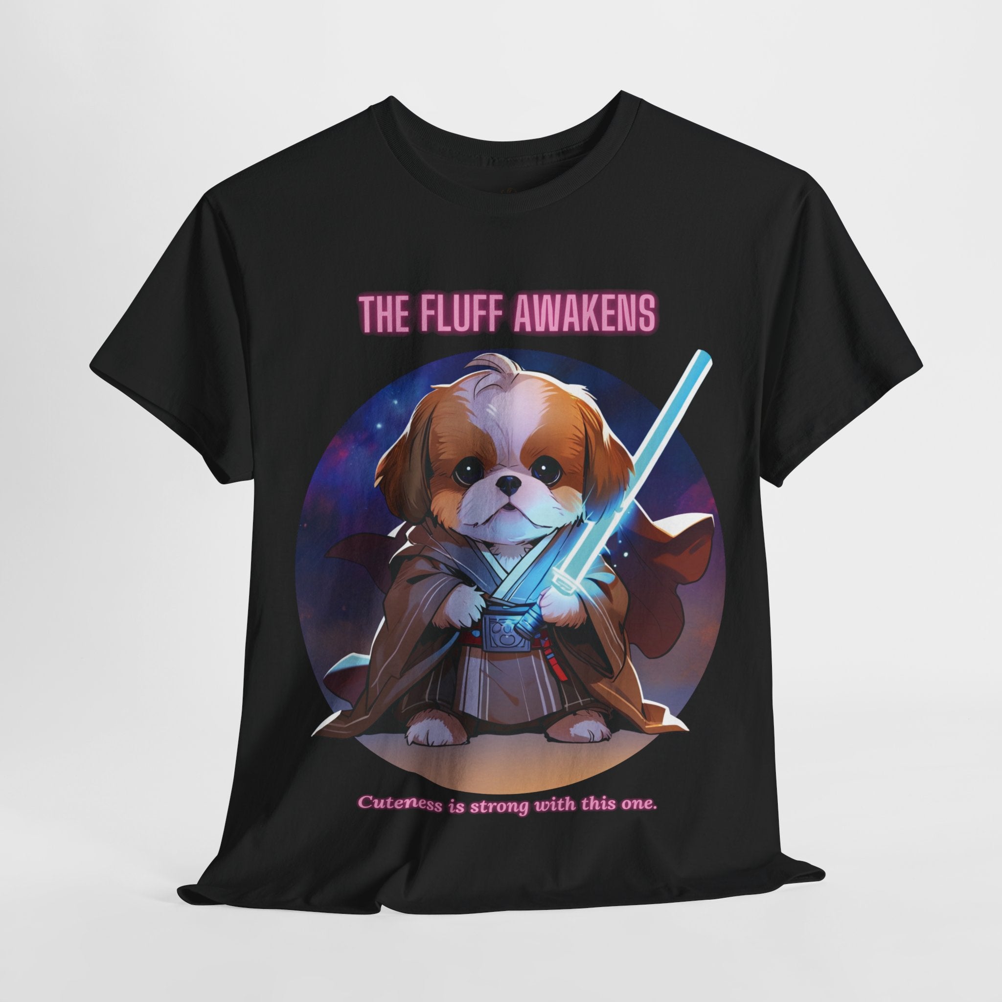 Unisex “The Fluff Awakens” Shih T‑Shirt – Fluff Lover Gift, Soft Pup Tee
