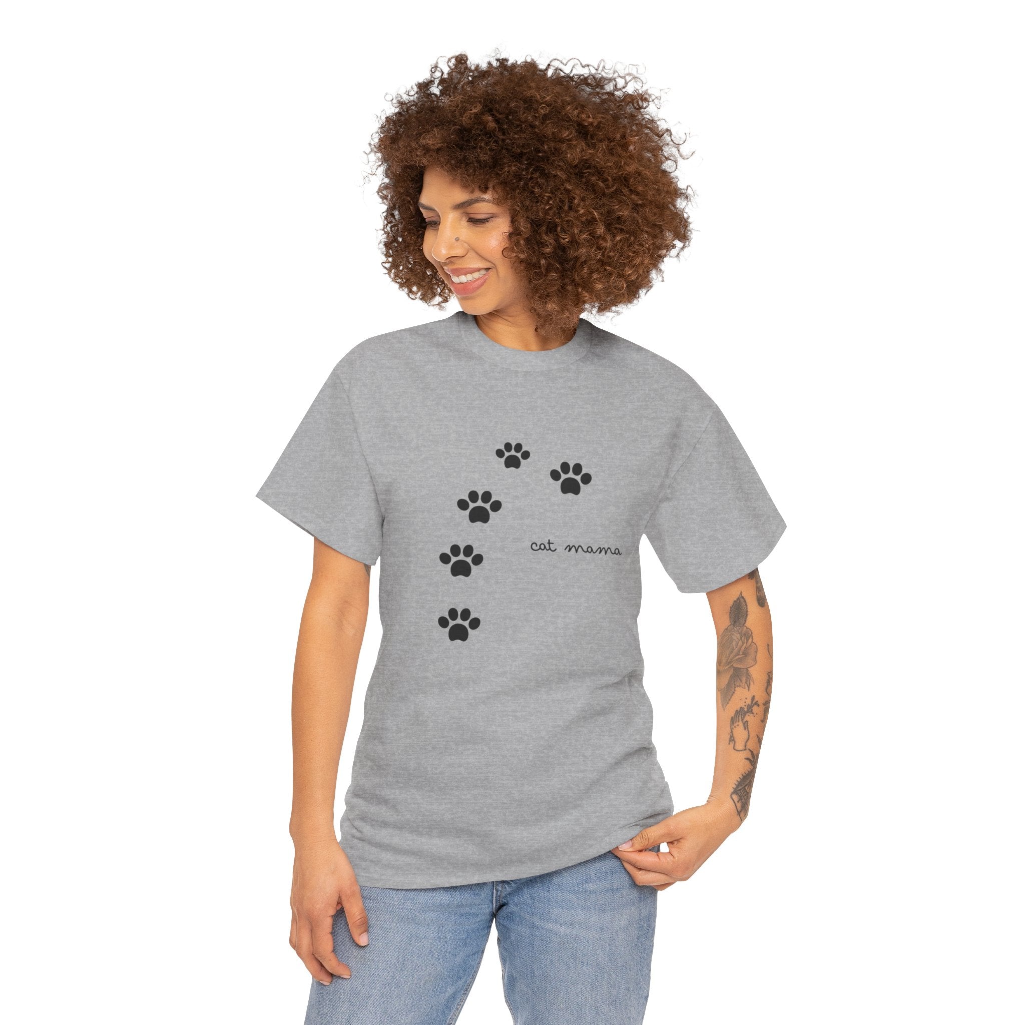 Women’s “Cat Mama Pride” T-Shirt – Proud Feline Mom, Cat Lover Gift