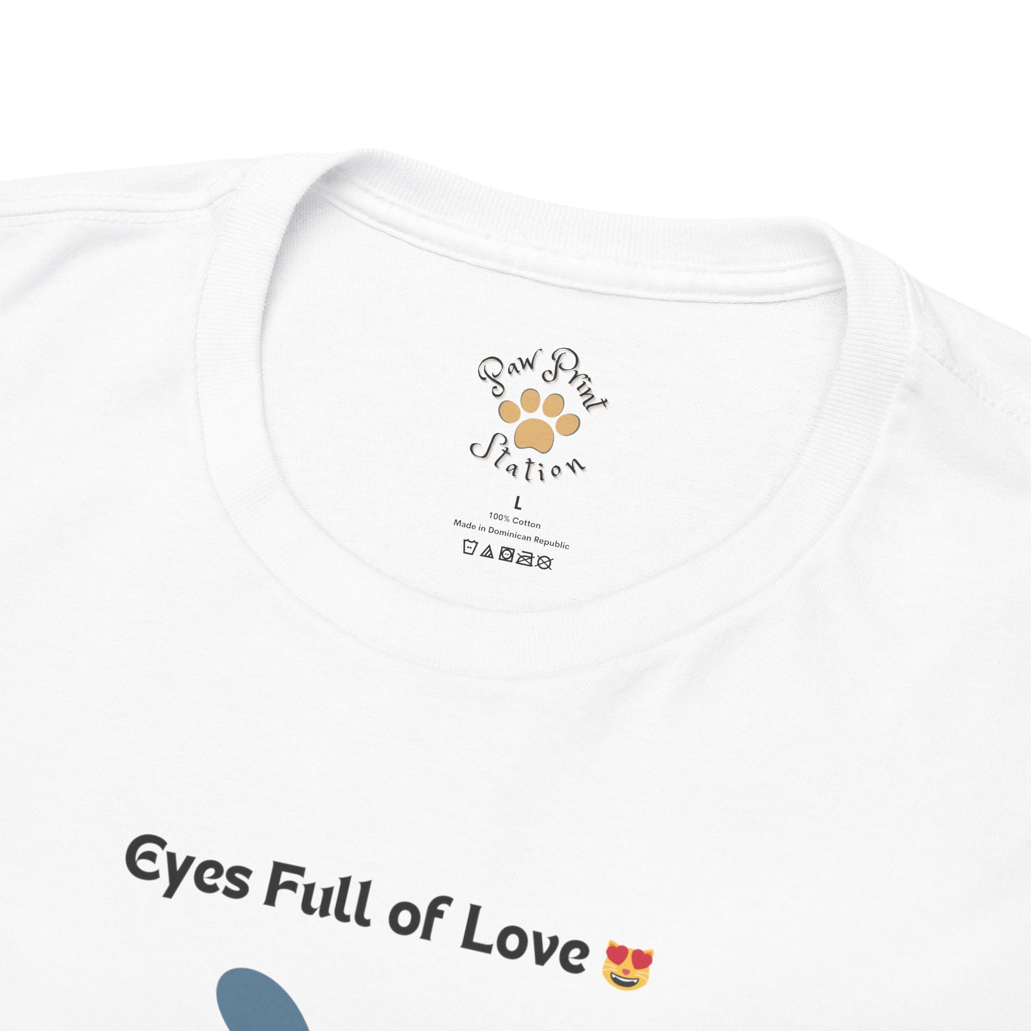 Men’s “Eyes Full of Love” Devon Rex T‑Shirt – Adoring Cat Dad Gift
