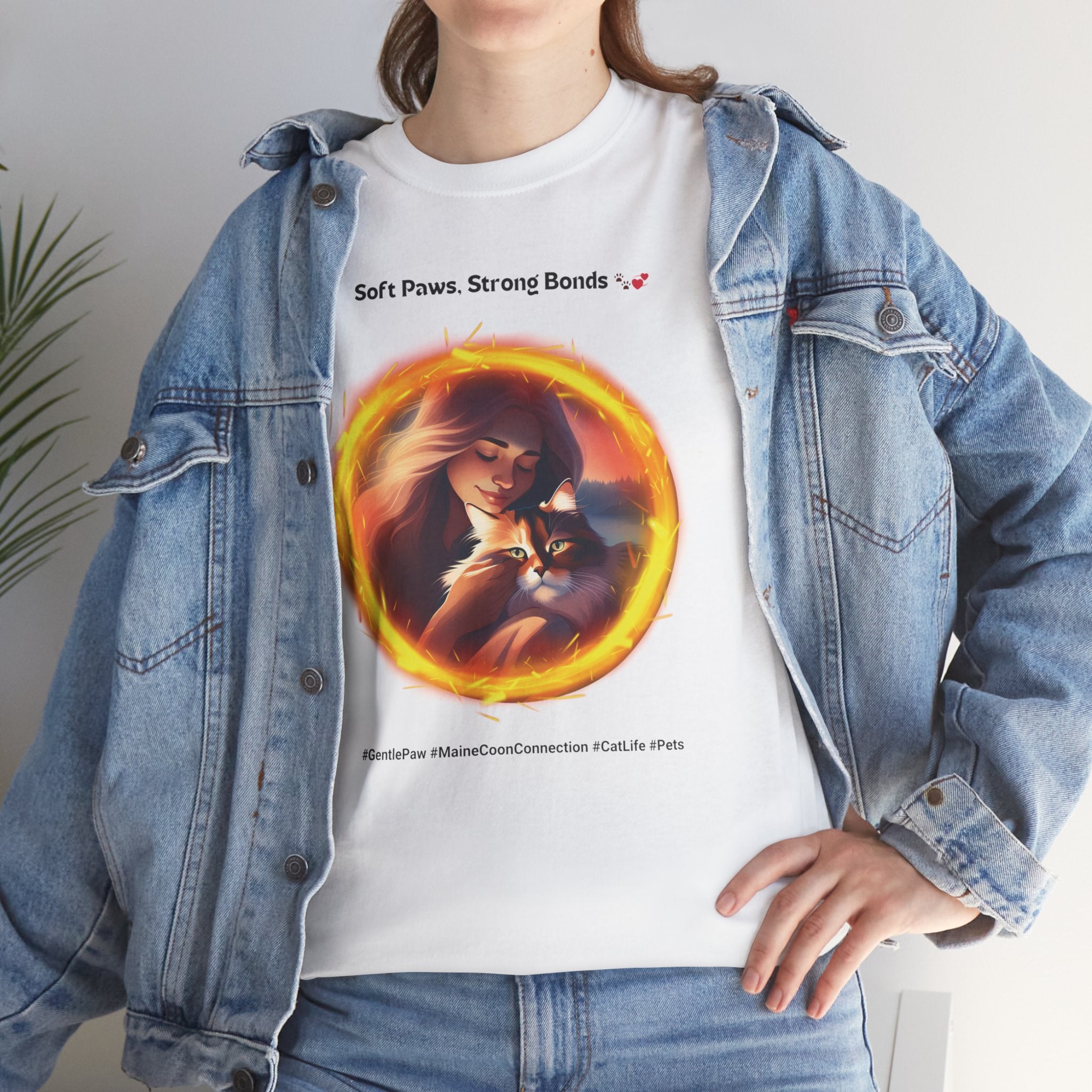 Women's - Soft Paws, Strong Bonds: The Maine Coon Connection T-Shirt