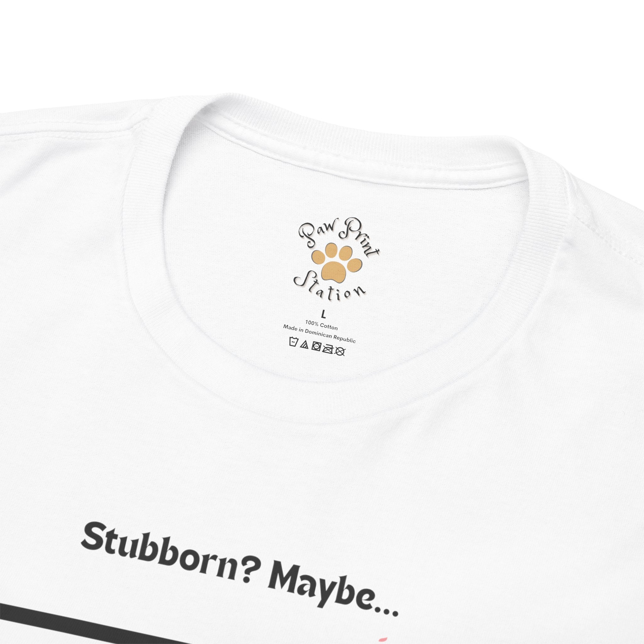 Women's - Stubborn? Maybe... But Cute Enough: Dachshund Charm T-Shirt