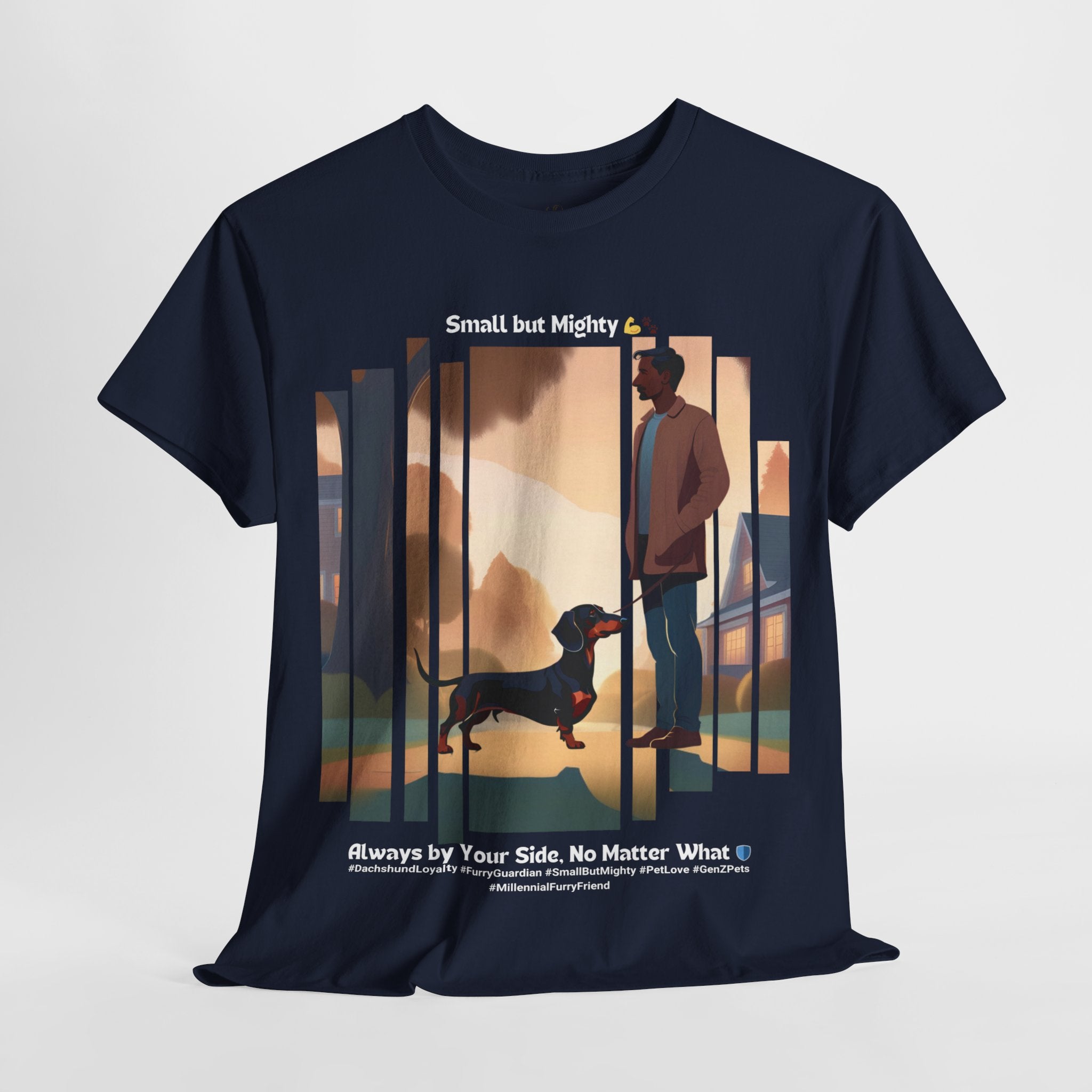 Men's - Small but Mighty: Dachshund Loyalty T-Shirt