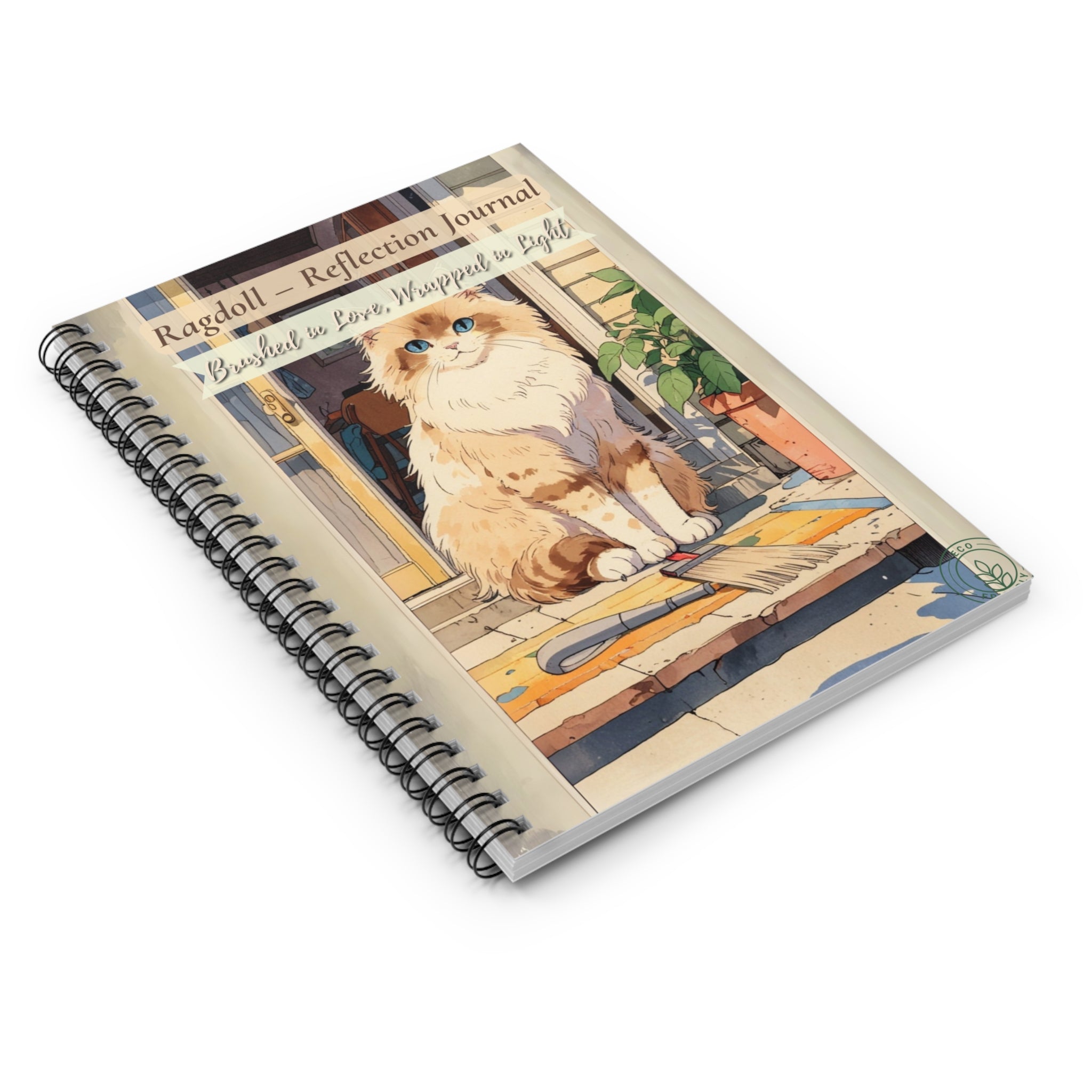 Ragdoll Cat Reflection Journal β Calm Days, Gentle Bonds, Cat Lovers Diary, Gift for Cat Owners, Cute Stationery, Mindfulness Journal