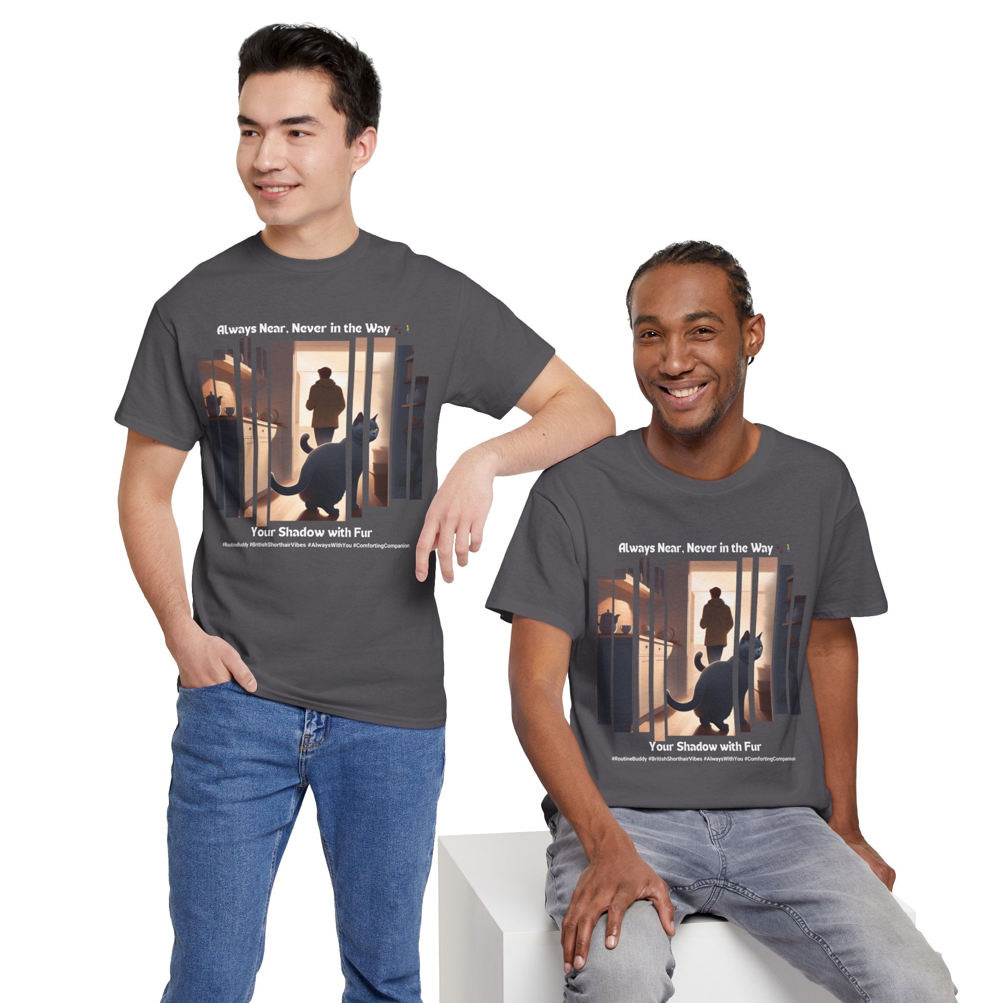 Men's - Routine Buddy: British Shorthair T-Shirt