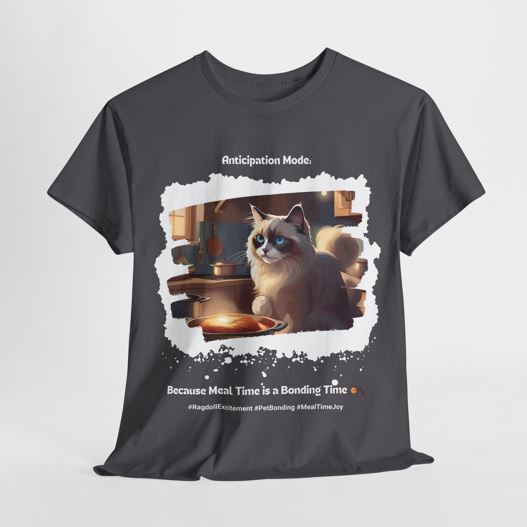 Unisex - Paw-sitively Excited Ragdoll T-Shirt