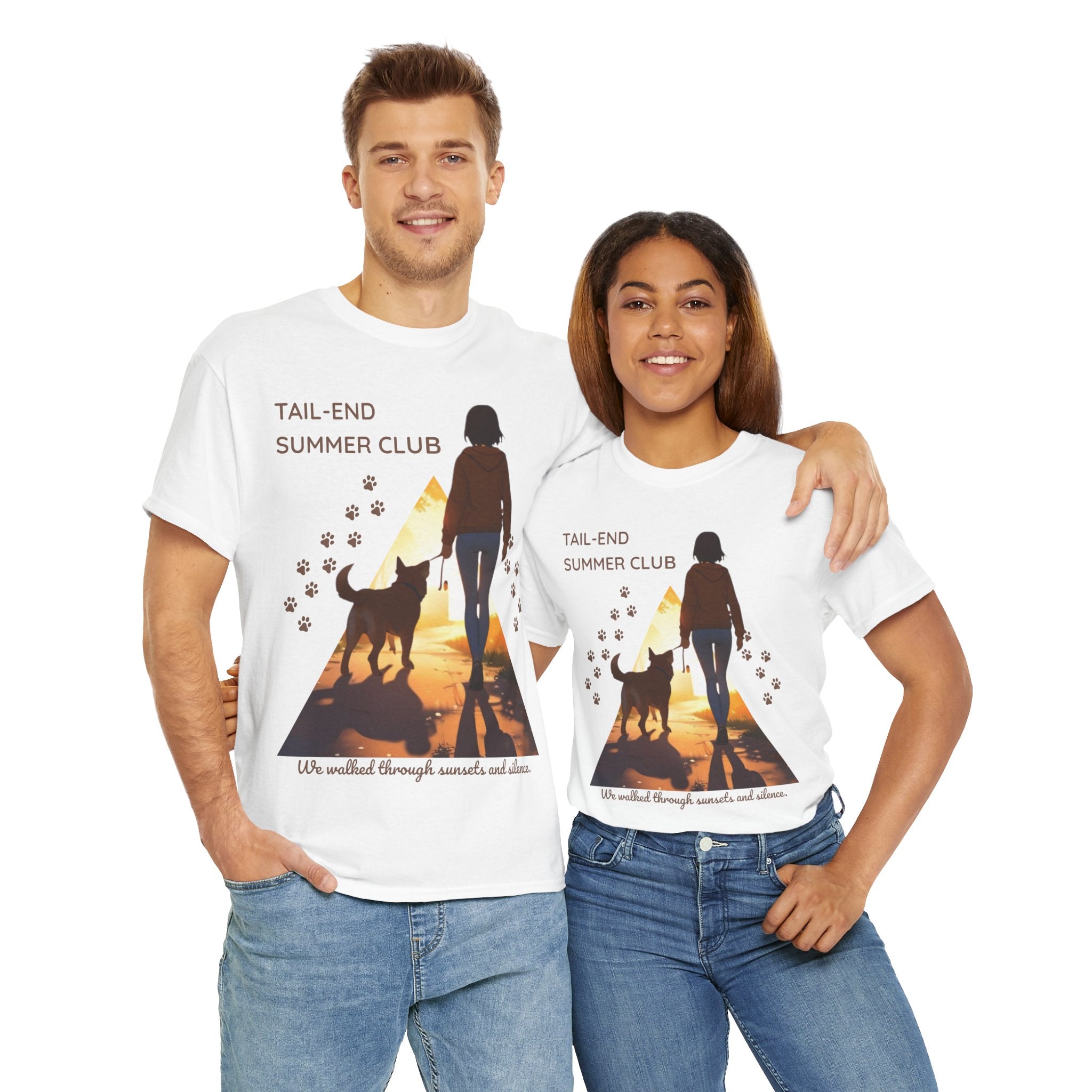 Women's “Tail-End Summer Club” Pet Parent T-Shirt – Sentimental Dog Lover Tee