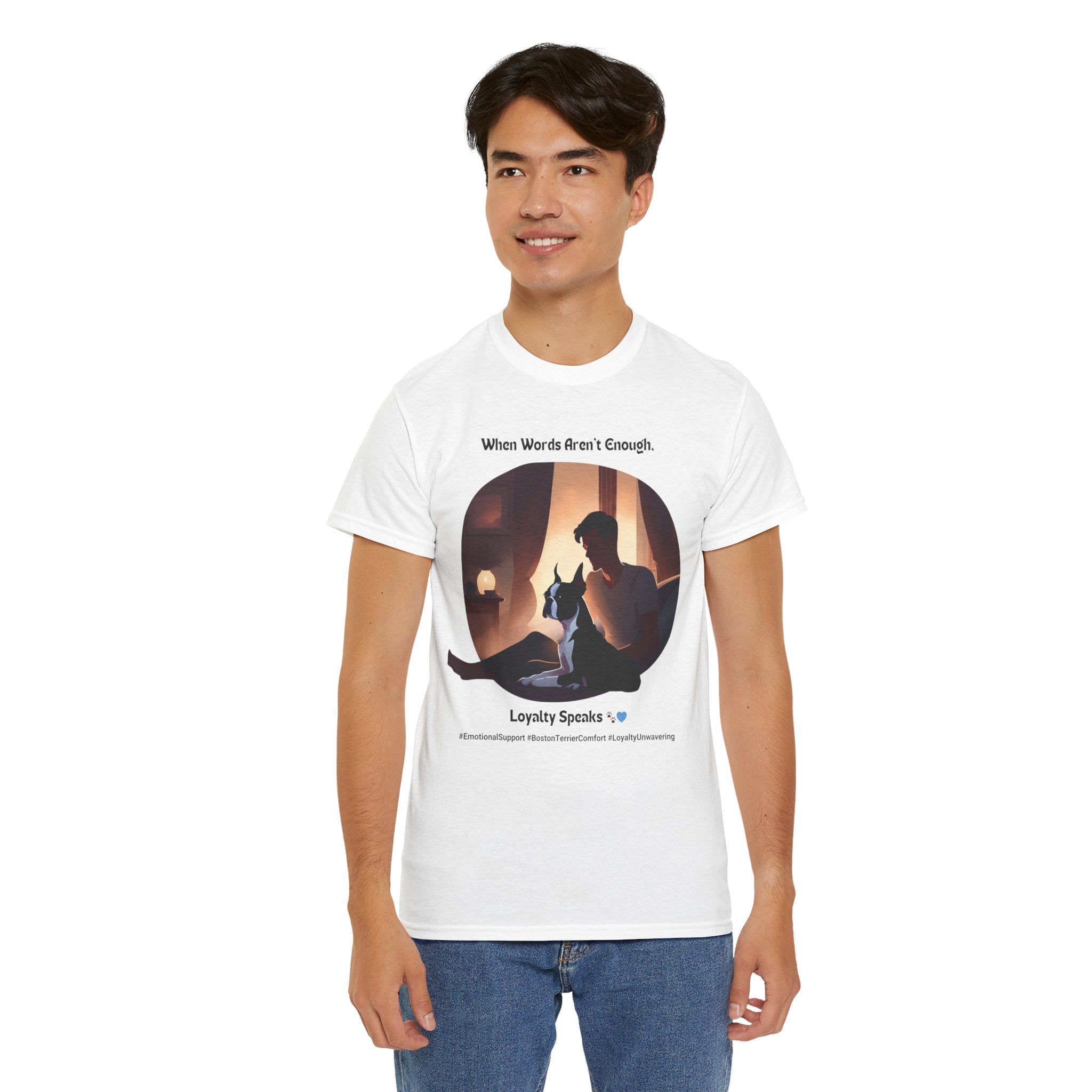 Men's - Loyalty Speaks: Boston Terrier Love T-Shirt