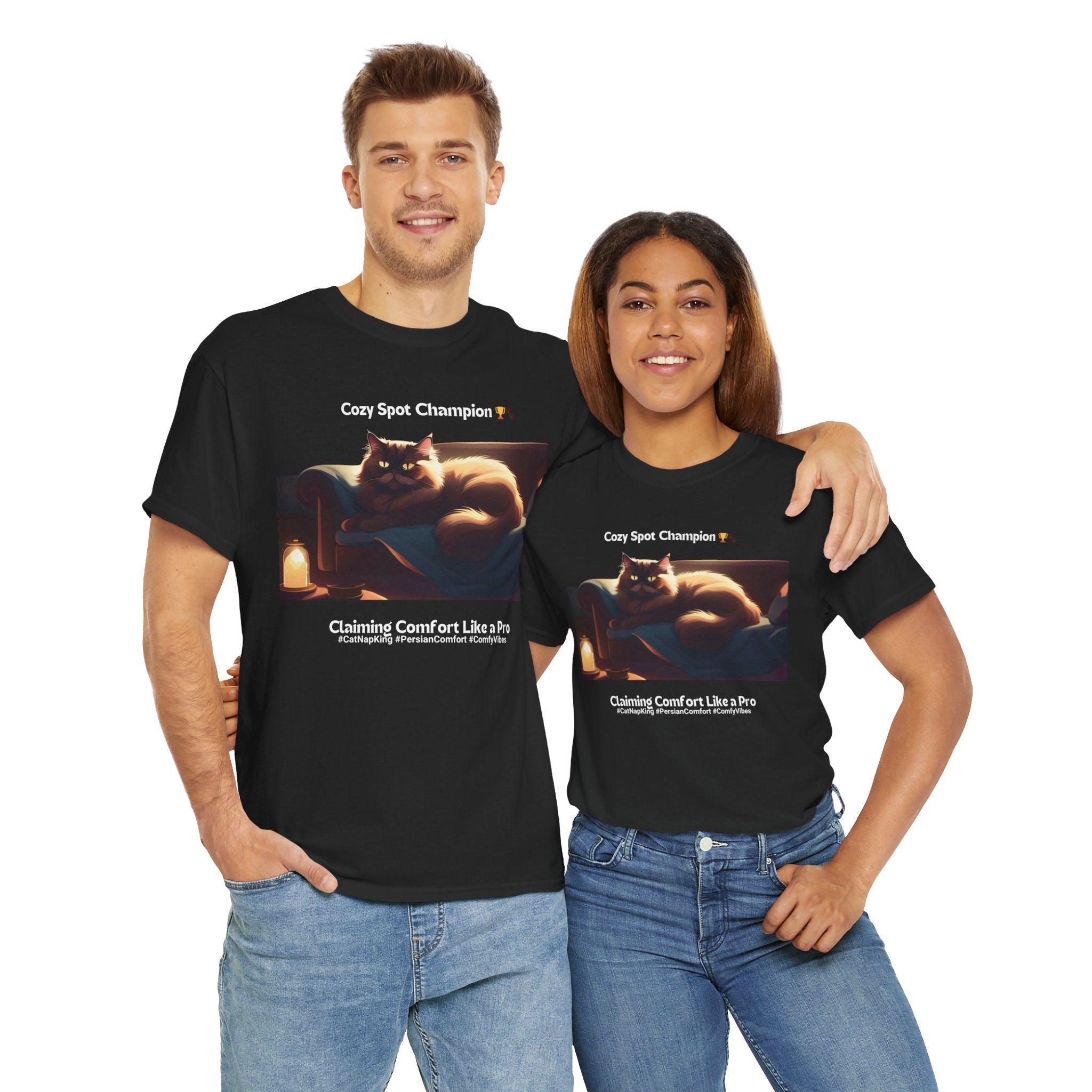 Unisex - Cozy Spot Champion: Persian Comfort T-Shirt