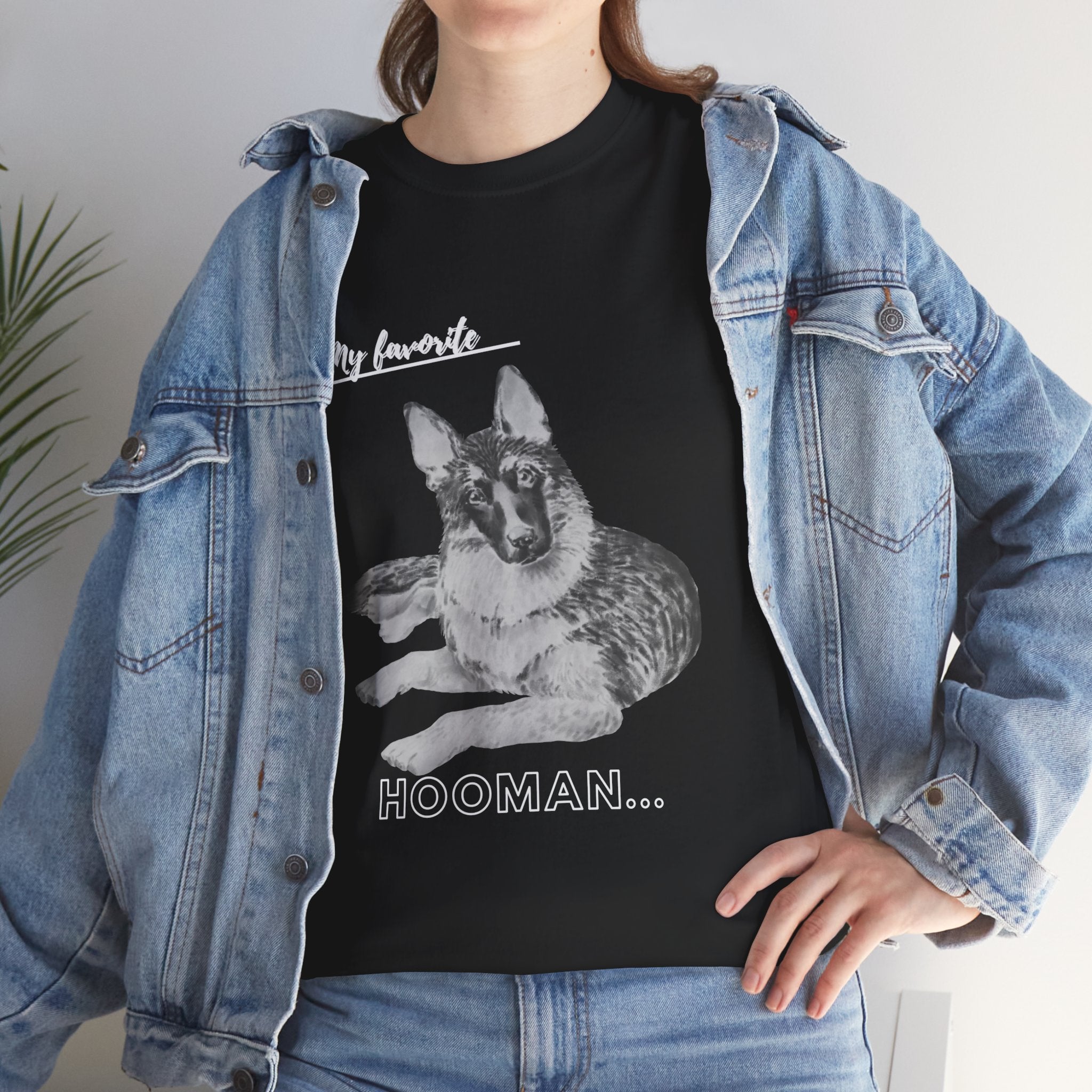 Unisex - My Favorite Hooman German Shepherd T-Shirt