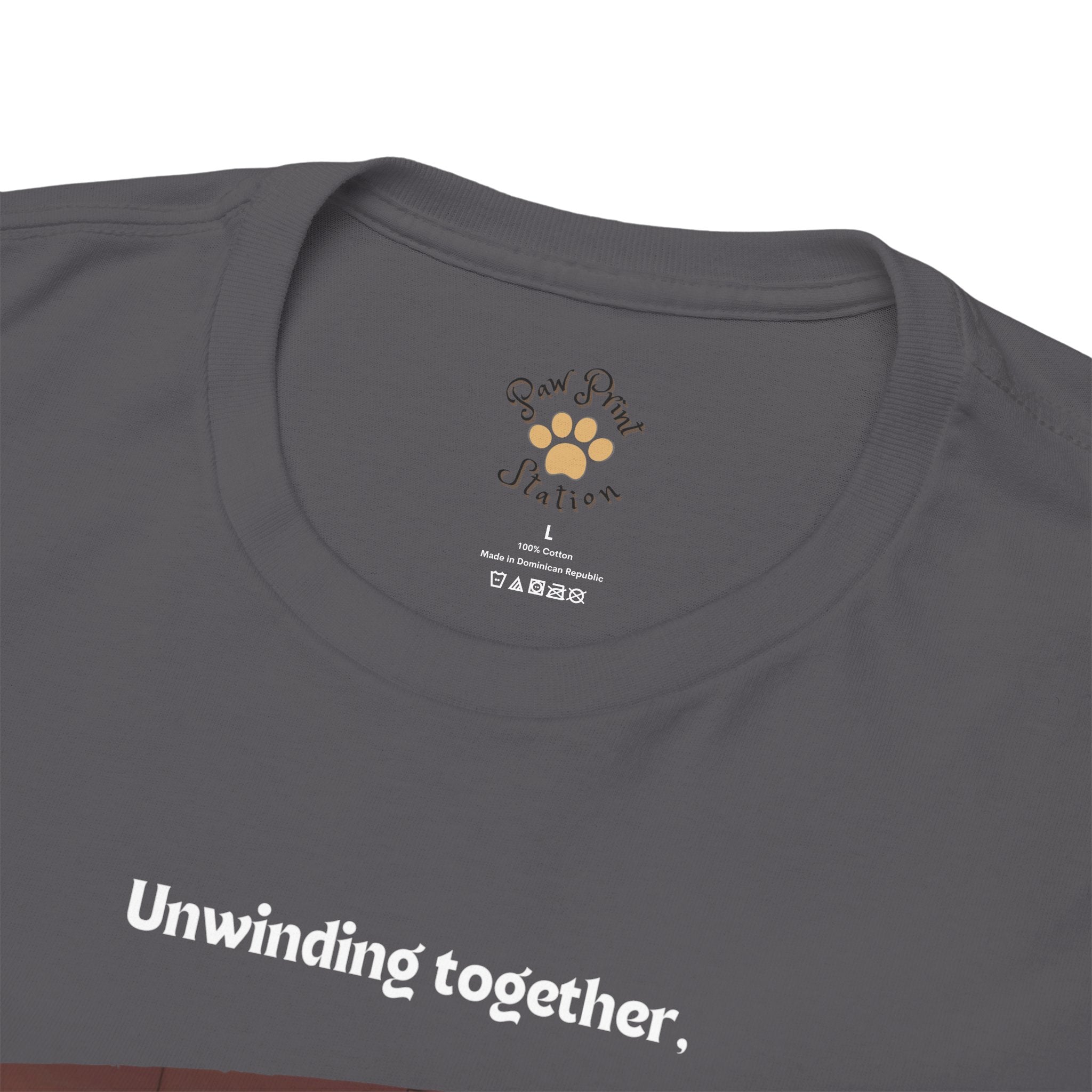 Men’s “Unwinding Together” Belgian Malinois T‑Shirt – Relaxation Gift, Bonding Dad Tee