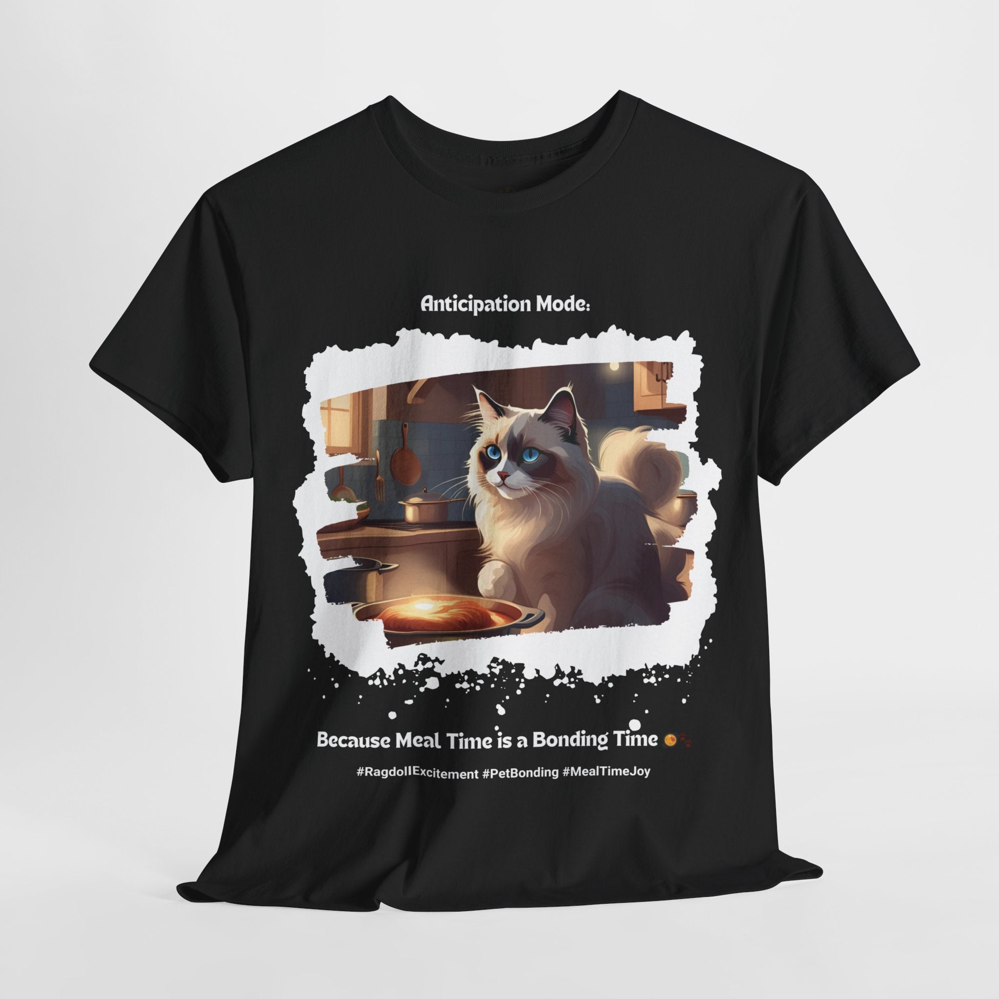 Unisex - Paw-sitively Excited Ragdoll T-Shirt