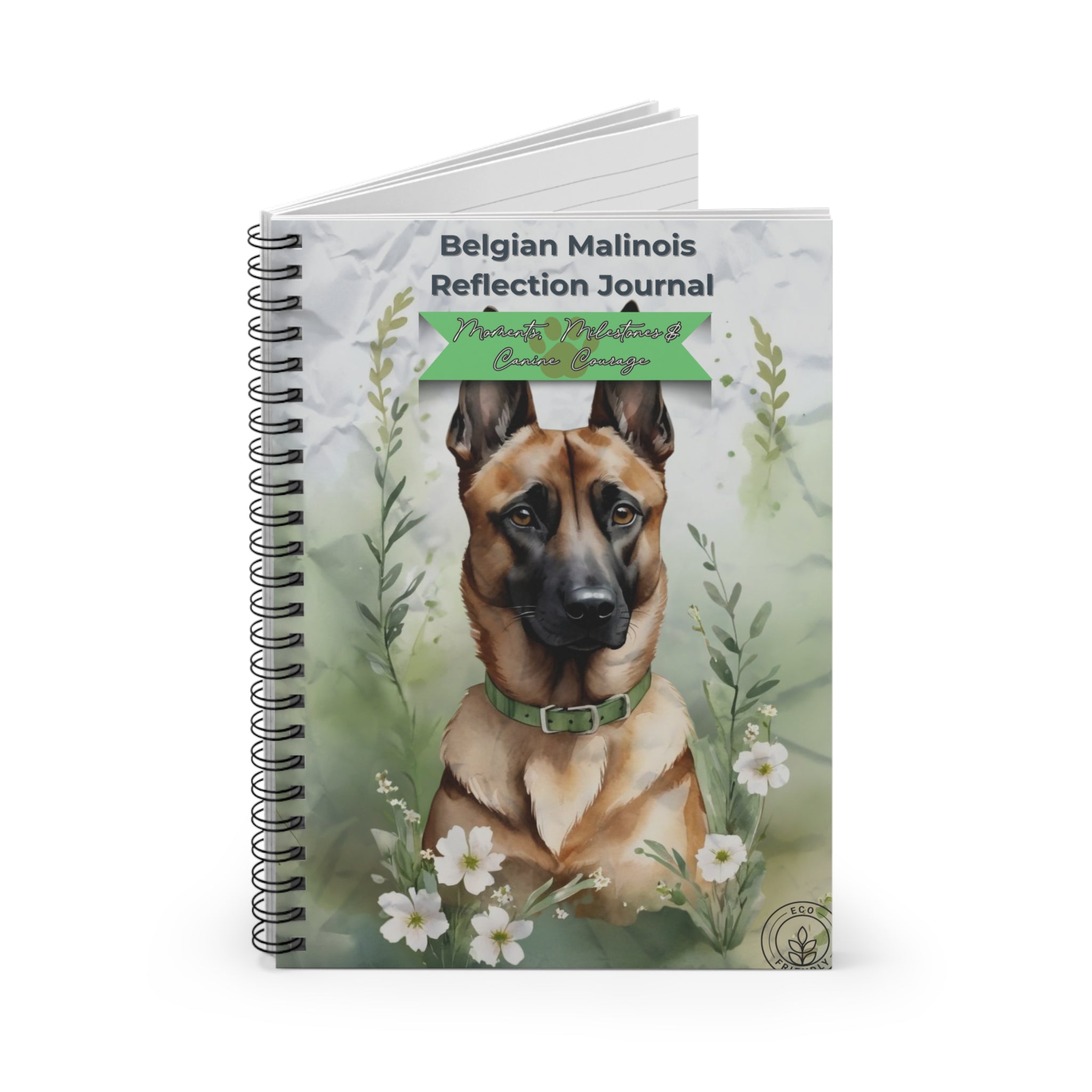 Belgian Malinois Reflection Journal - Perfect for Dog Lovers, Pet Owners, Gifts, Note-taking, Sketching, Journaling