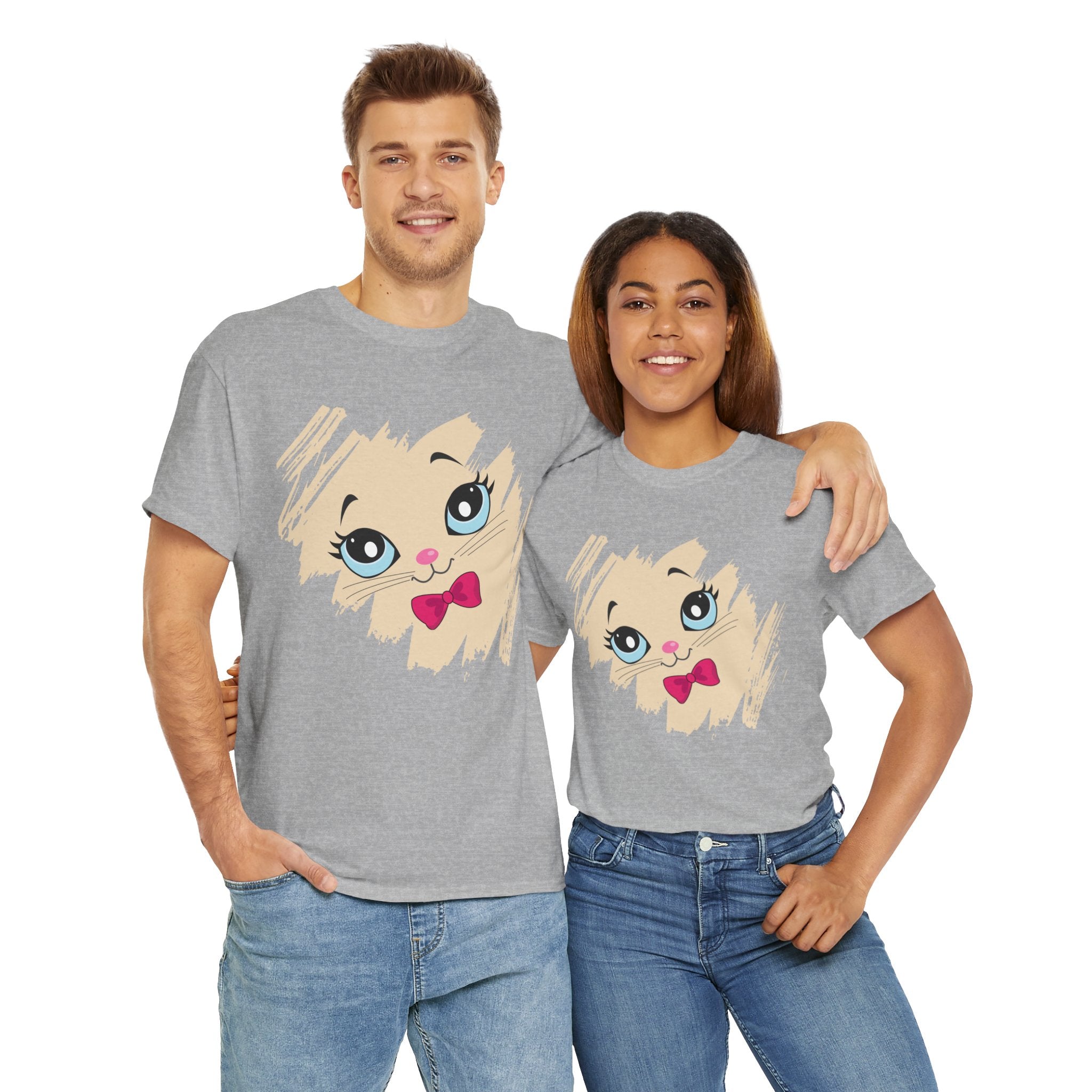 Unisex “Mysterious Meow” T-Shirt – Enigma Kitty, Feline Lover Gift