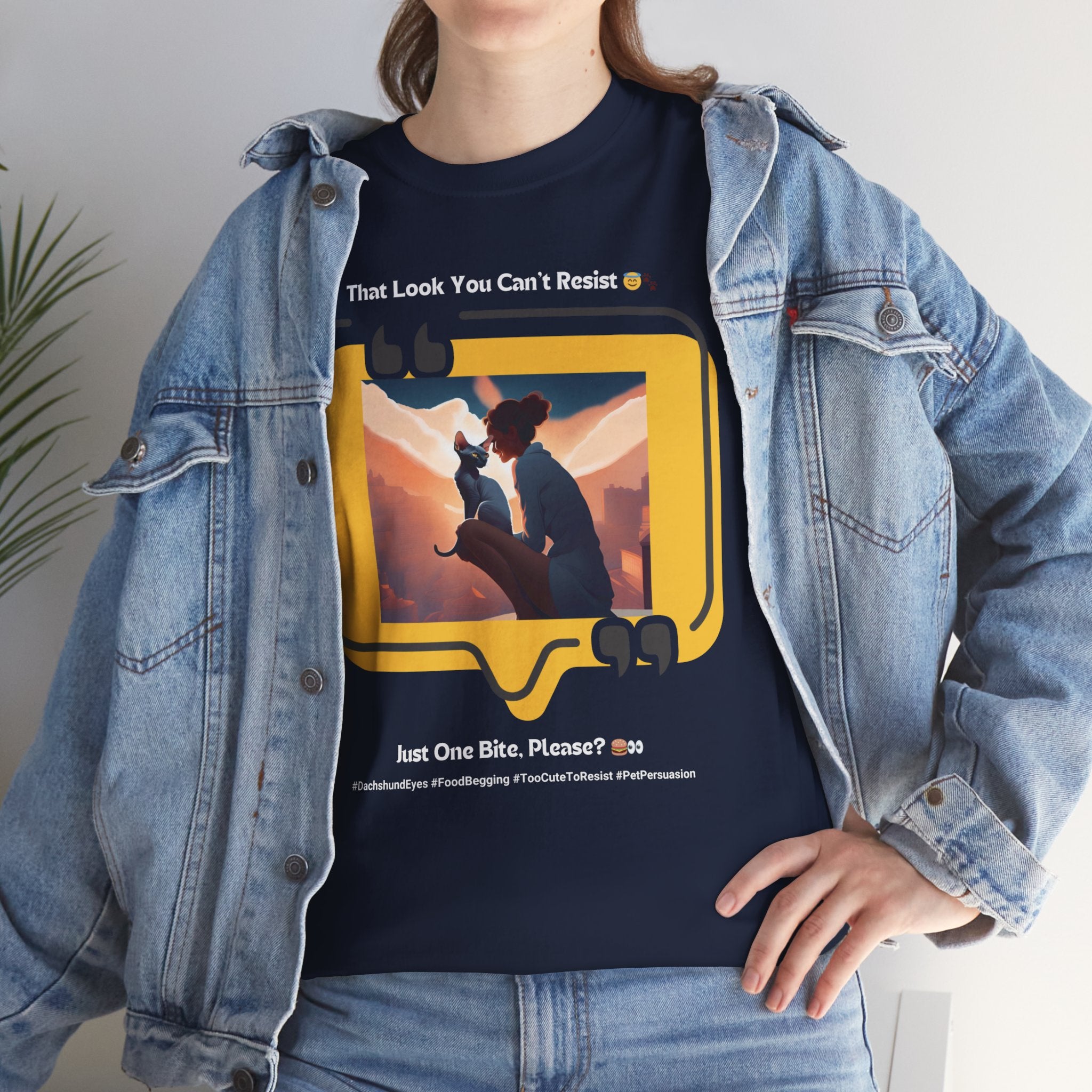 Women’s “That Look You Can’t Resist” Devon Rex T‑Shirt – Irresistible Cat Mom Gift