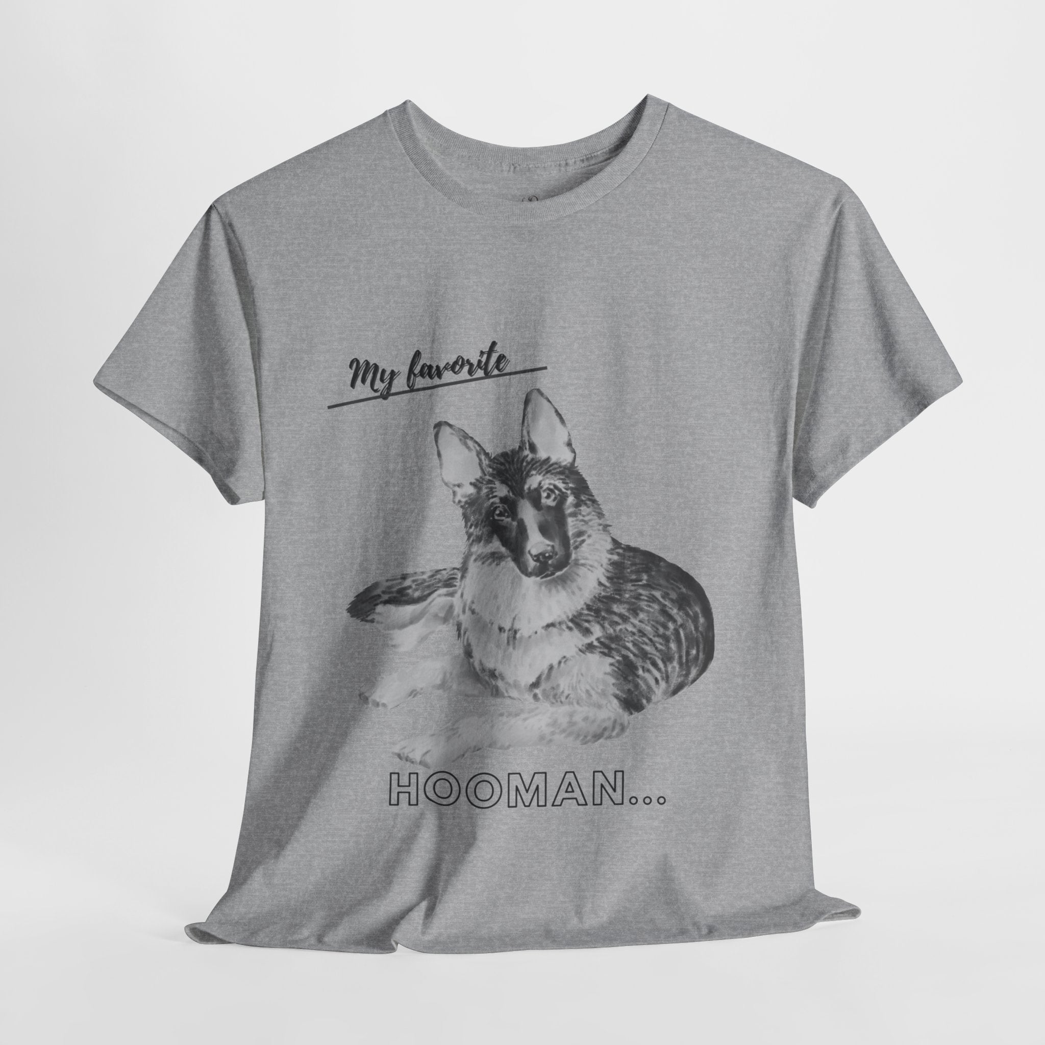 Unisex - My Favorite Hooman German Shepherd T-Shirt