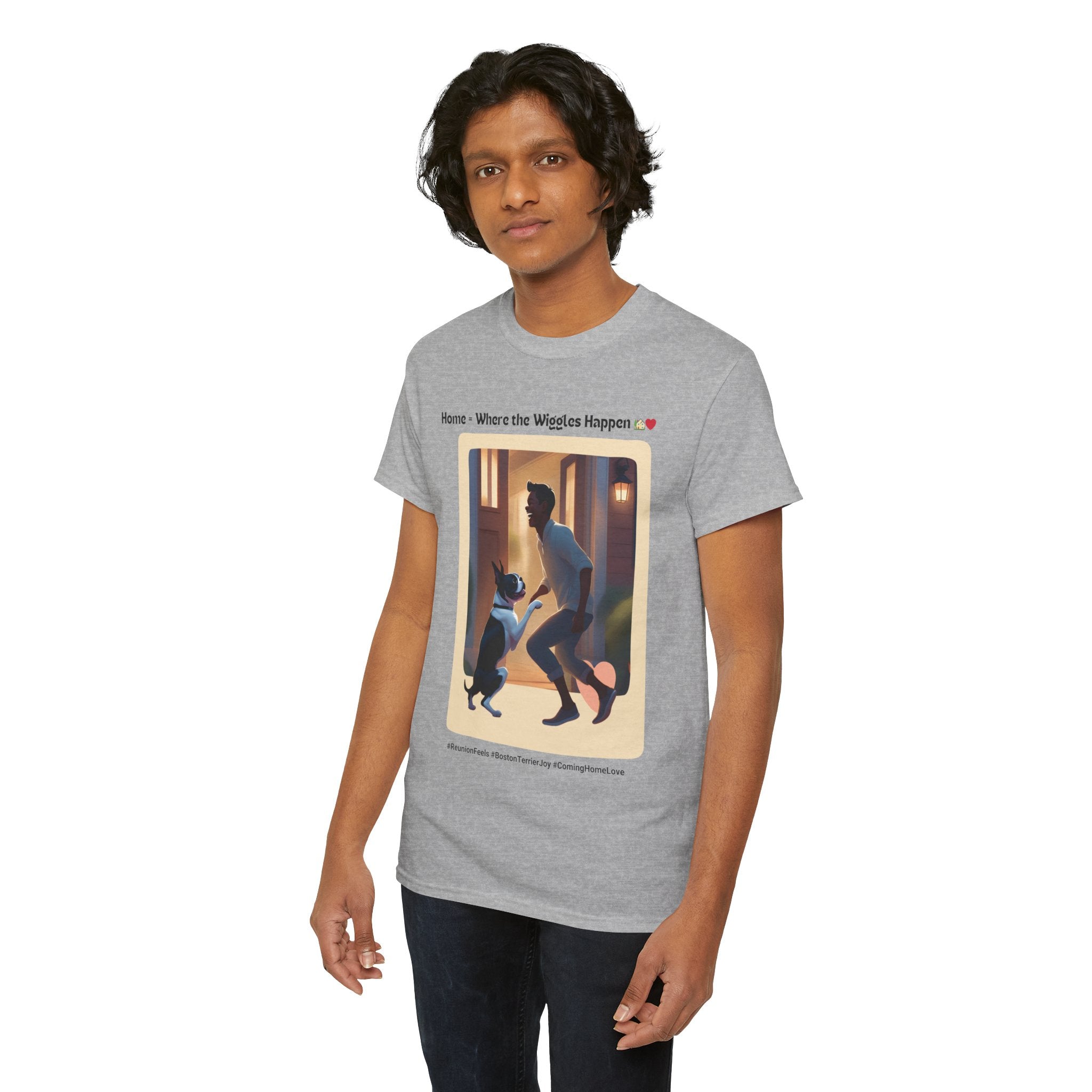 Men's - Boundless Joy: Boston Terrier Reunion T-Shirt