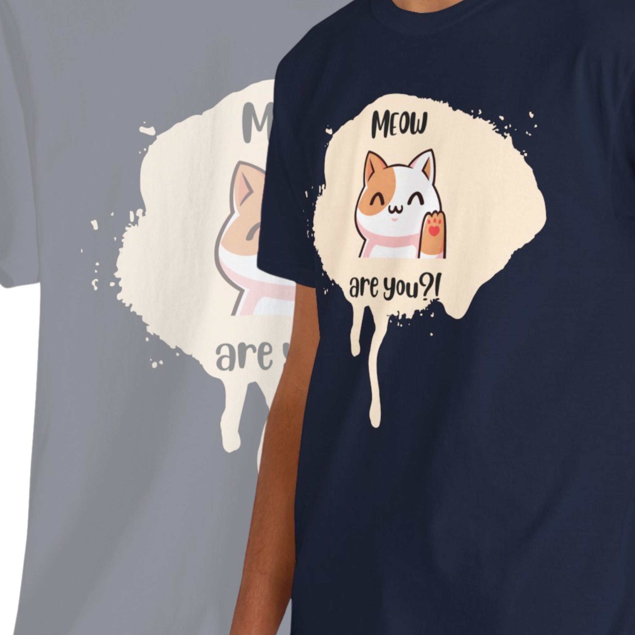 Unisex “Meow Are You?” T-Shirt – Playful Greeting, Cat Lover Gift