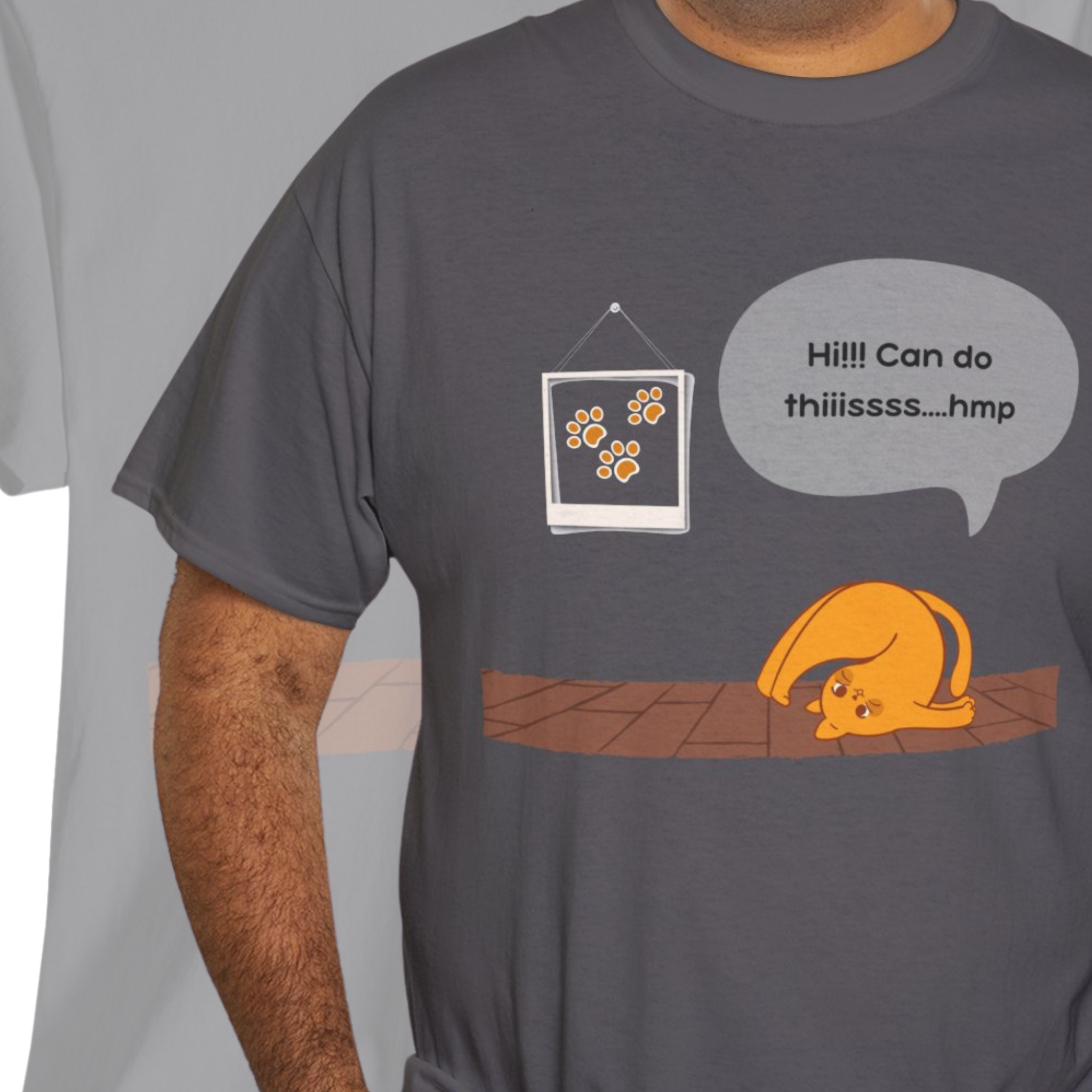 Unisex “Cat Yoga Master” T-Shirt – Stretch & Purr, Feline Lover Gift