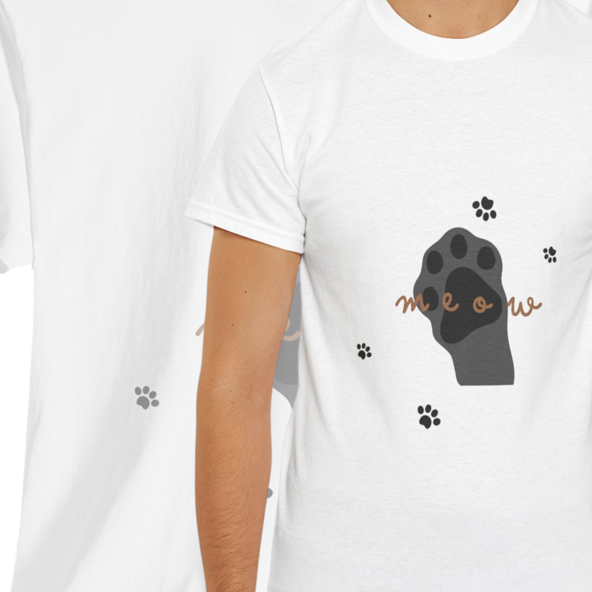 Unisex “Pawsitive Vibes” Pet T-Shirt – Good Energy, Animal Lover Gift