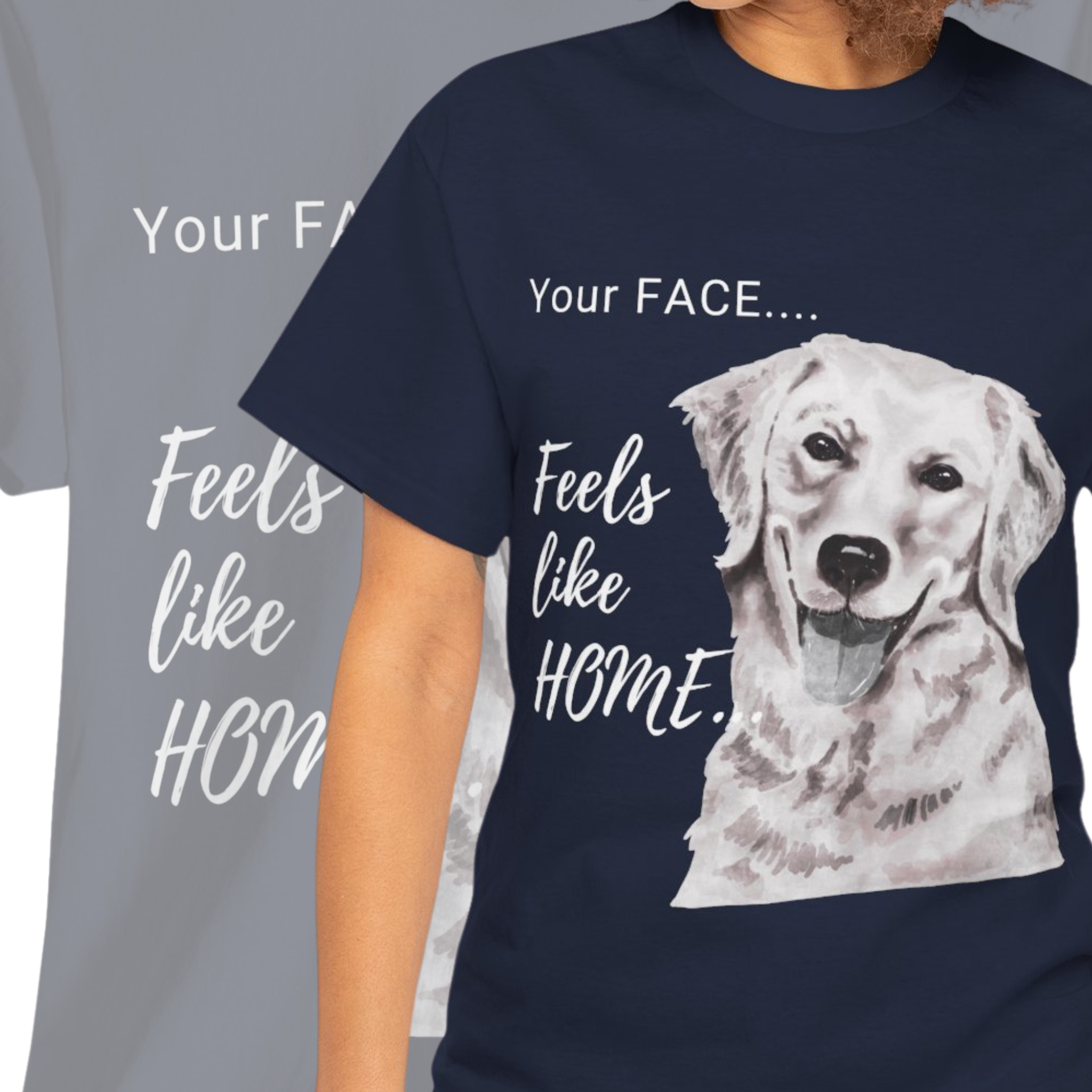 Unisex “Home Sweet Home” Dog T-Shirt – Cozy Pack Vibes, Pup Lover Gift