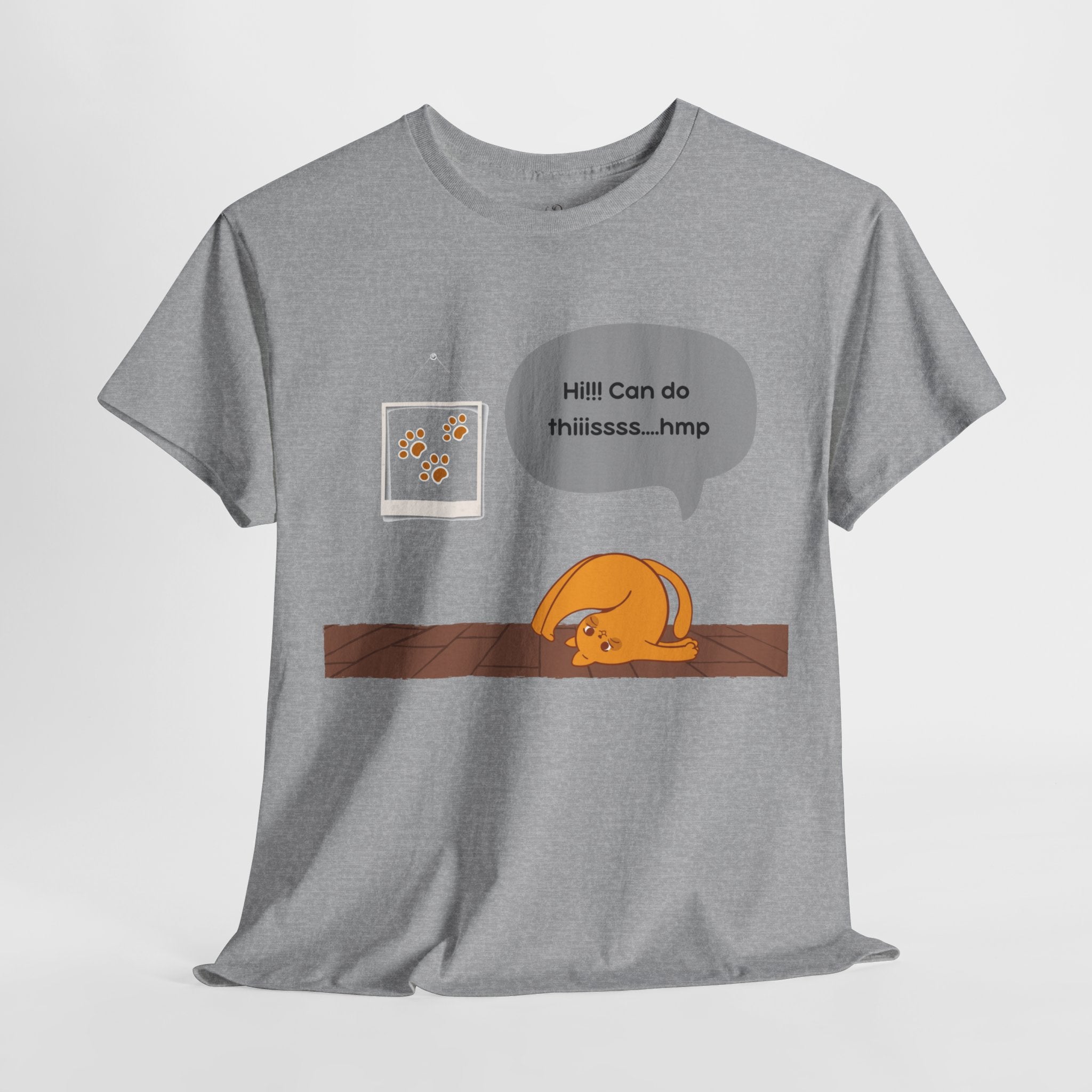 Unisex “Cat Yoga Master” T-Shirt – Stretch & Purr, Feline Lover Gift