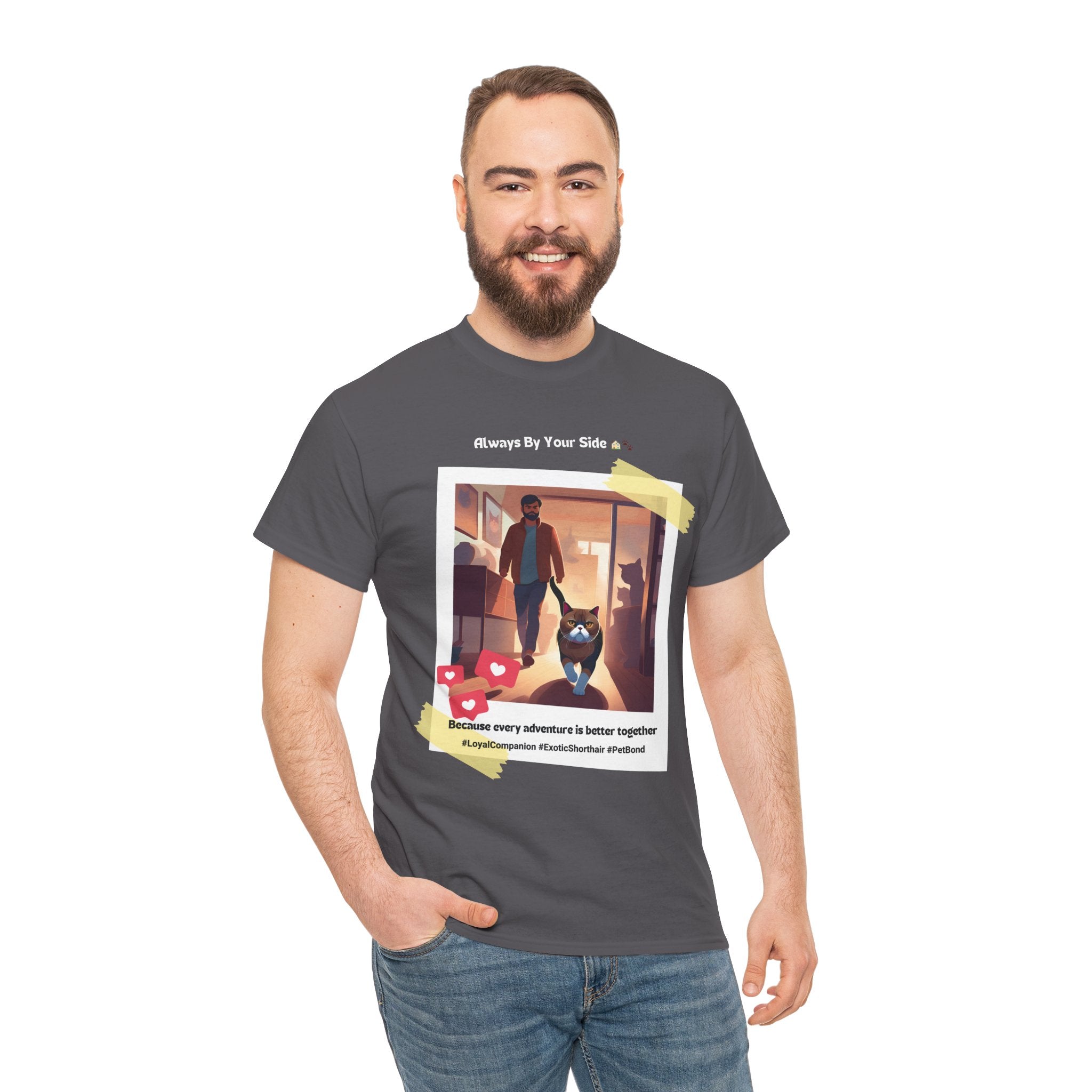 Men's - Loyal Companion: Exotic Shorthair T-Shirt