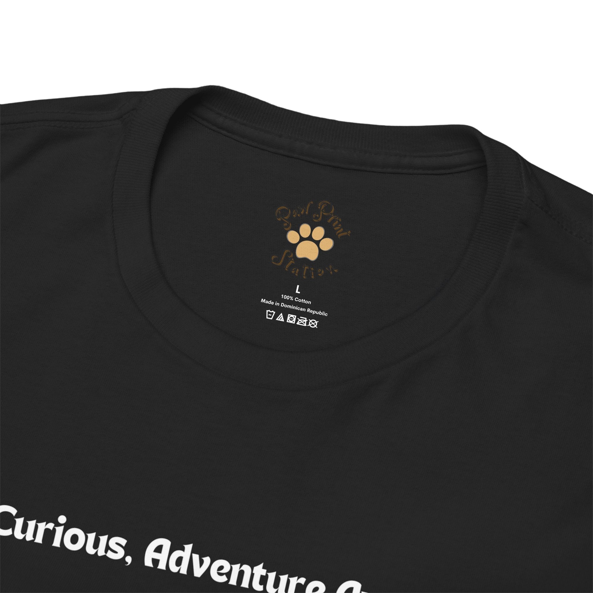 Unisex “Adventure Awaits” Boston Terrier T‑Shirt – Explorer Pup Gift