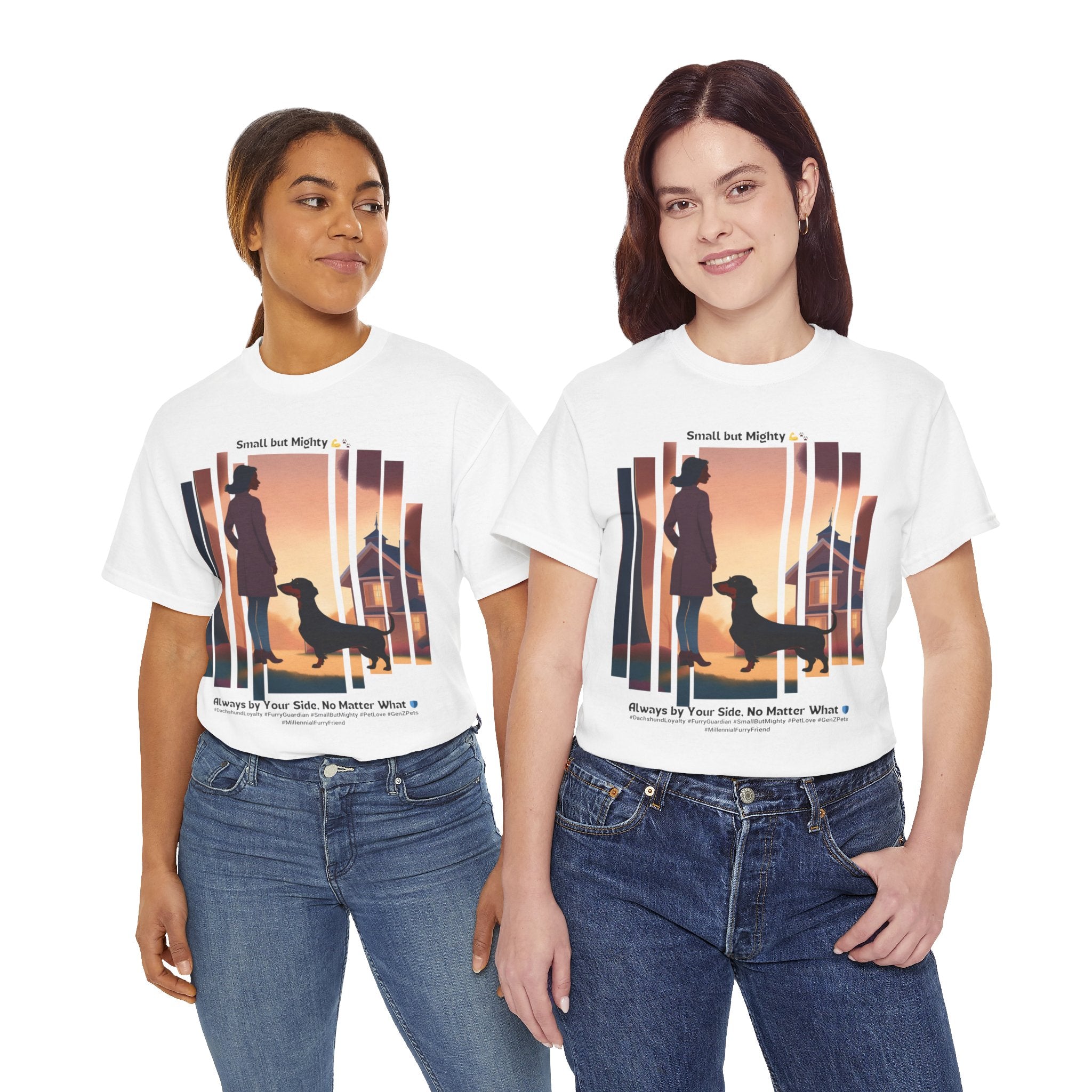 Women's - Small but Mighty: Dachshund Loyalty T-Shirt