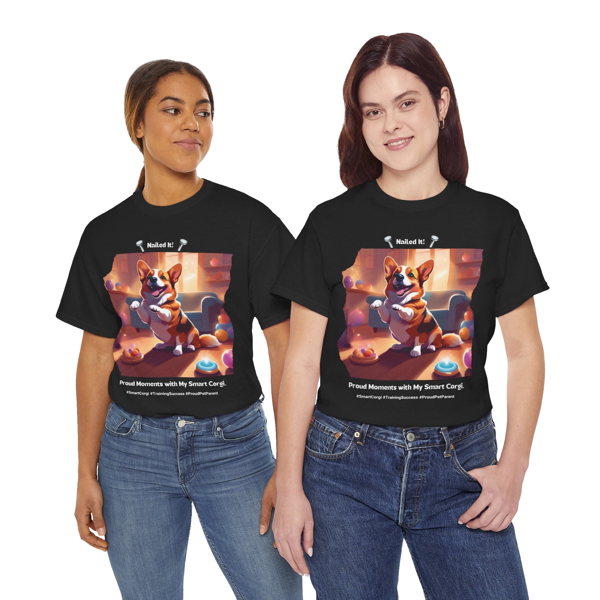 Unisex - Training Success: Smart Corgi T-Shirt