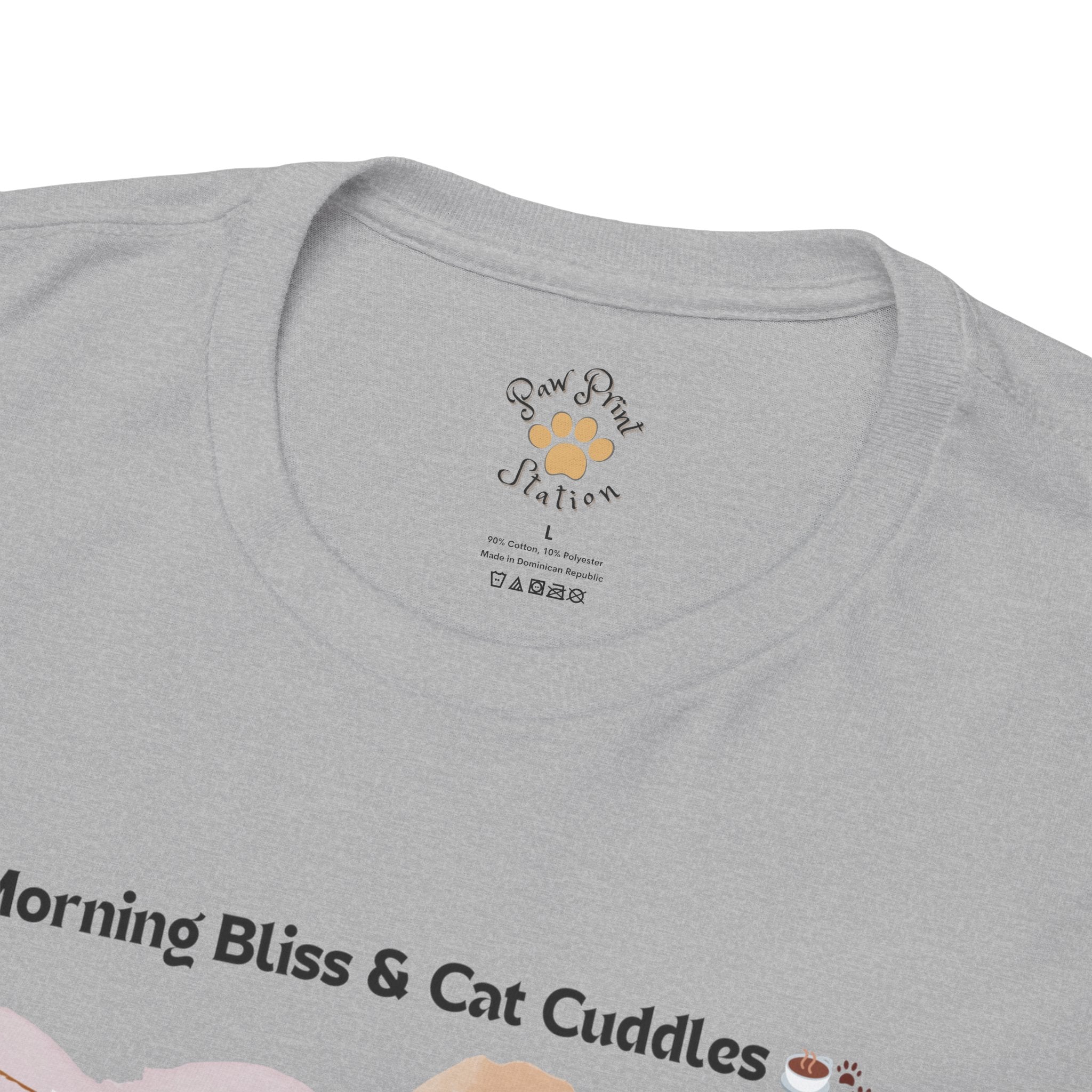 Women’s “Morning Bliss & Cat Cuddles” Exotic Shorthair T‑Shirt – Cuddle Cat Mom Gift
