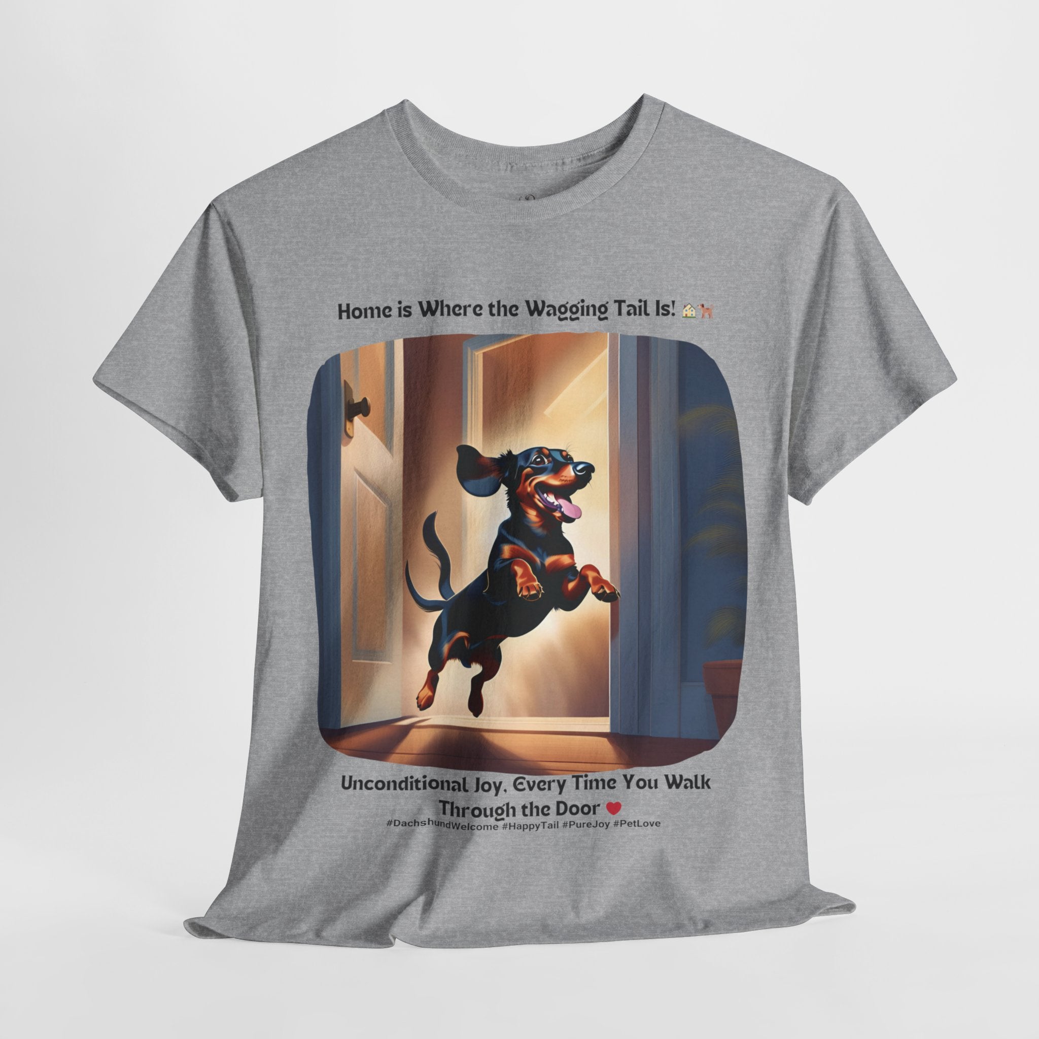 Unisex - Tail-Wagging Welcome: Dachshund Joy T-Shirt