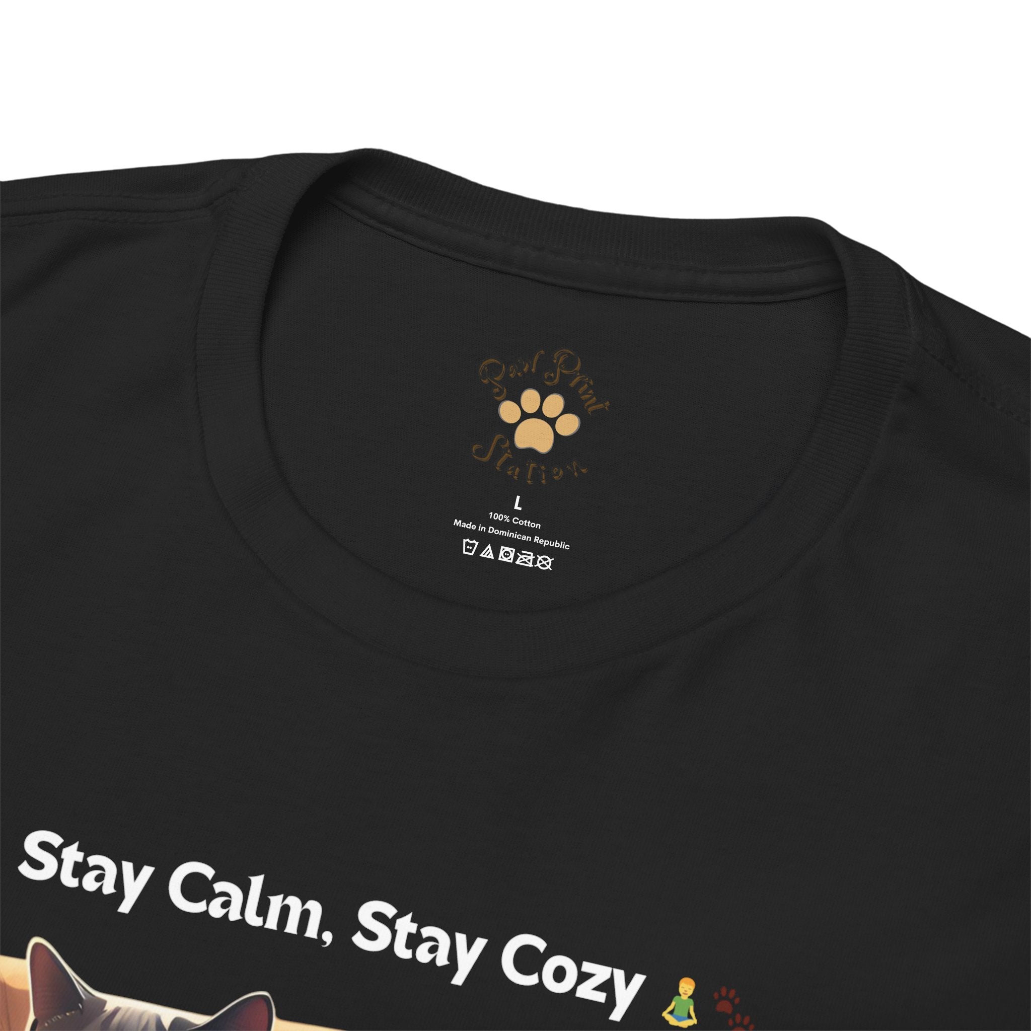 Unisex “Zenful Purr” British Shorthair T‑Shirt – Serene Kitty Gift