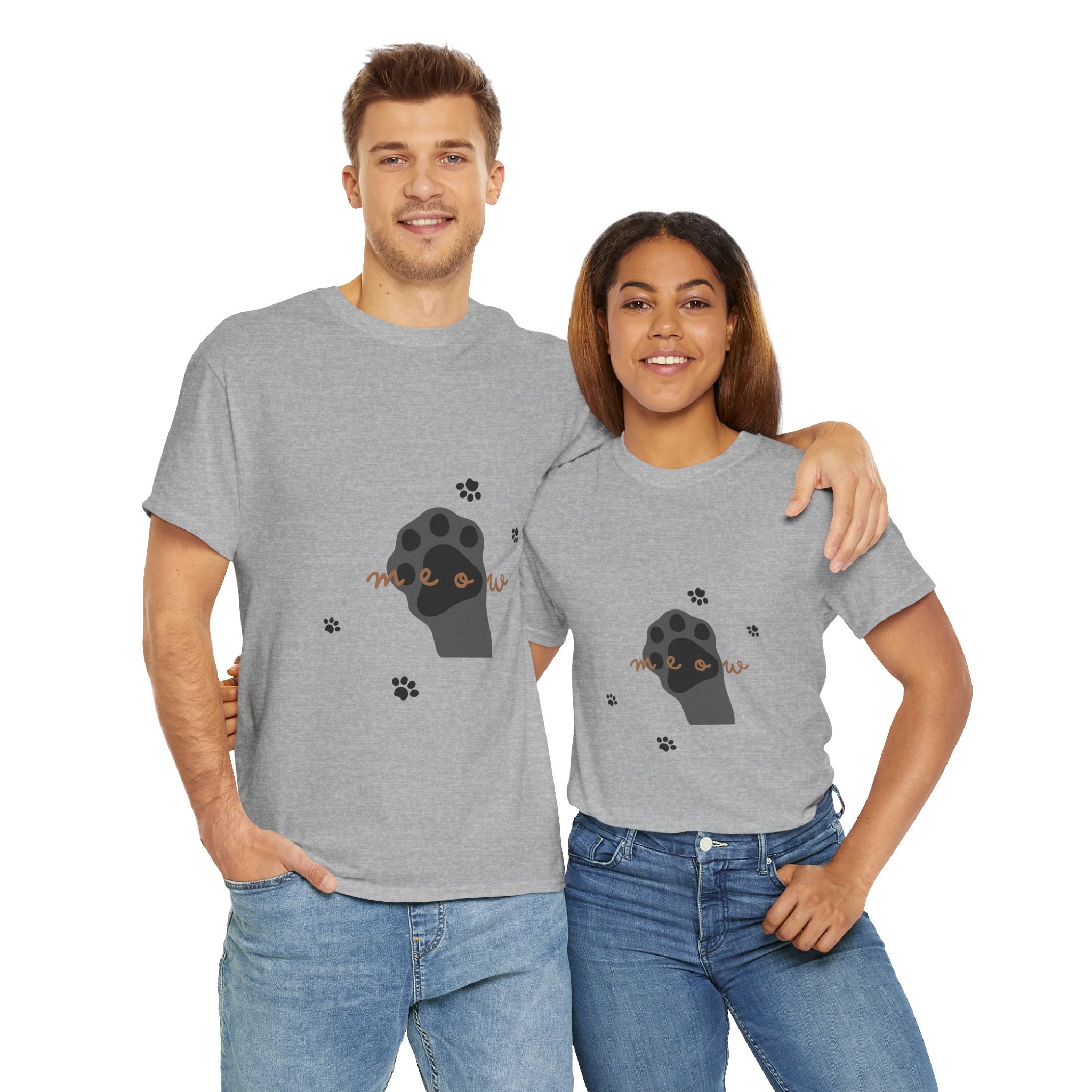 Unisex “Pawsitive Vibes” Pet T-Shirt – Good Energy, Animal Lover Gift