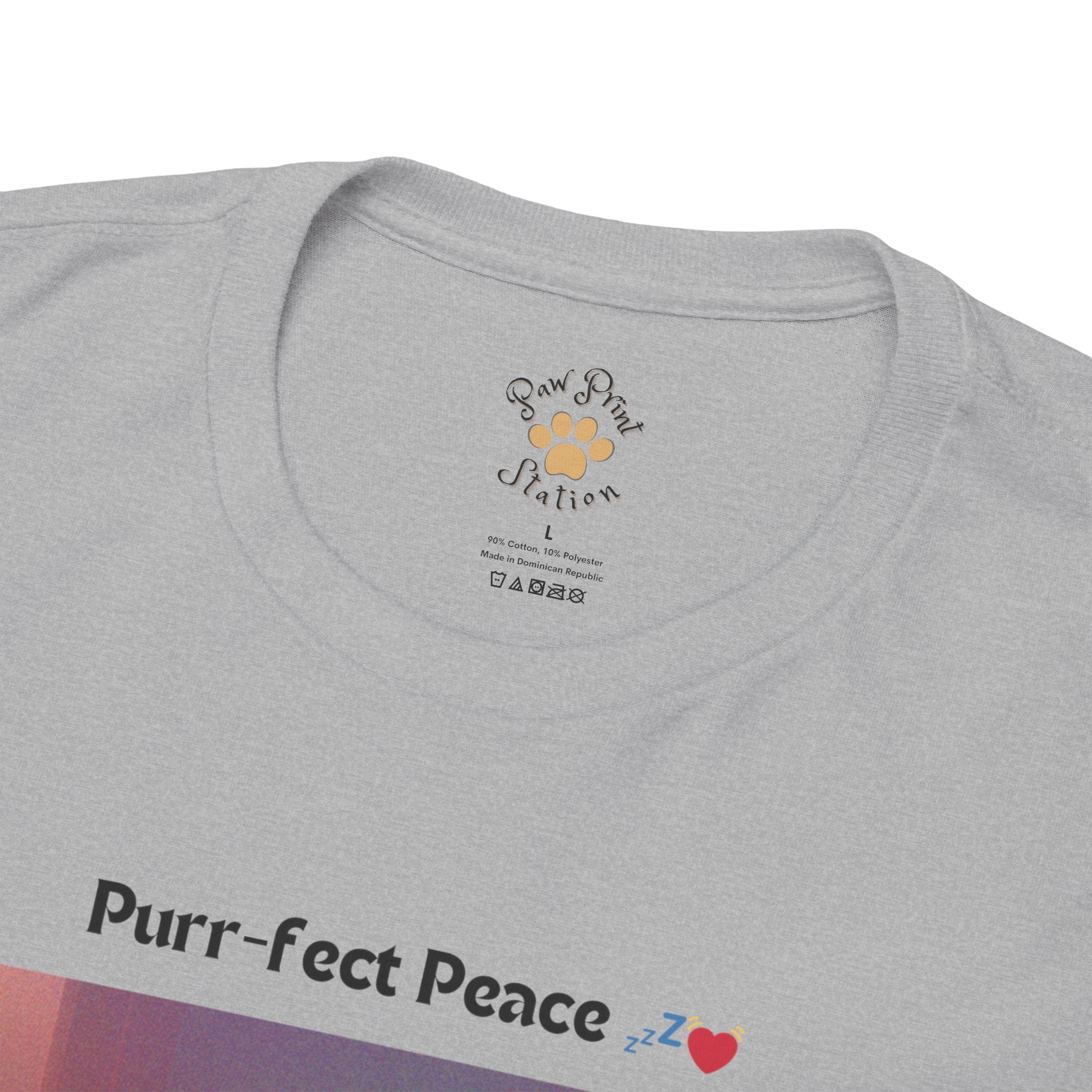 Men's - Purr-fect Peace: Exotic Shorthair Zen T-Shirt