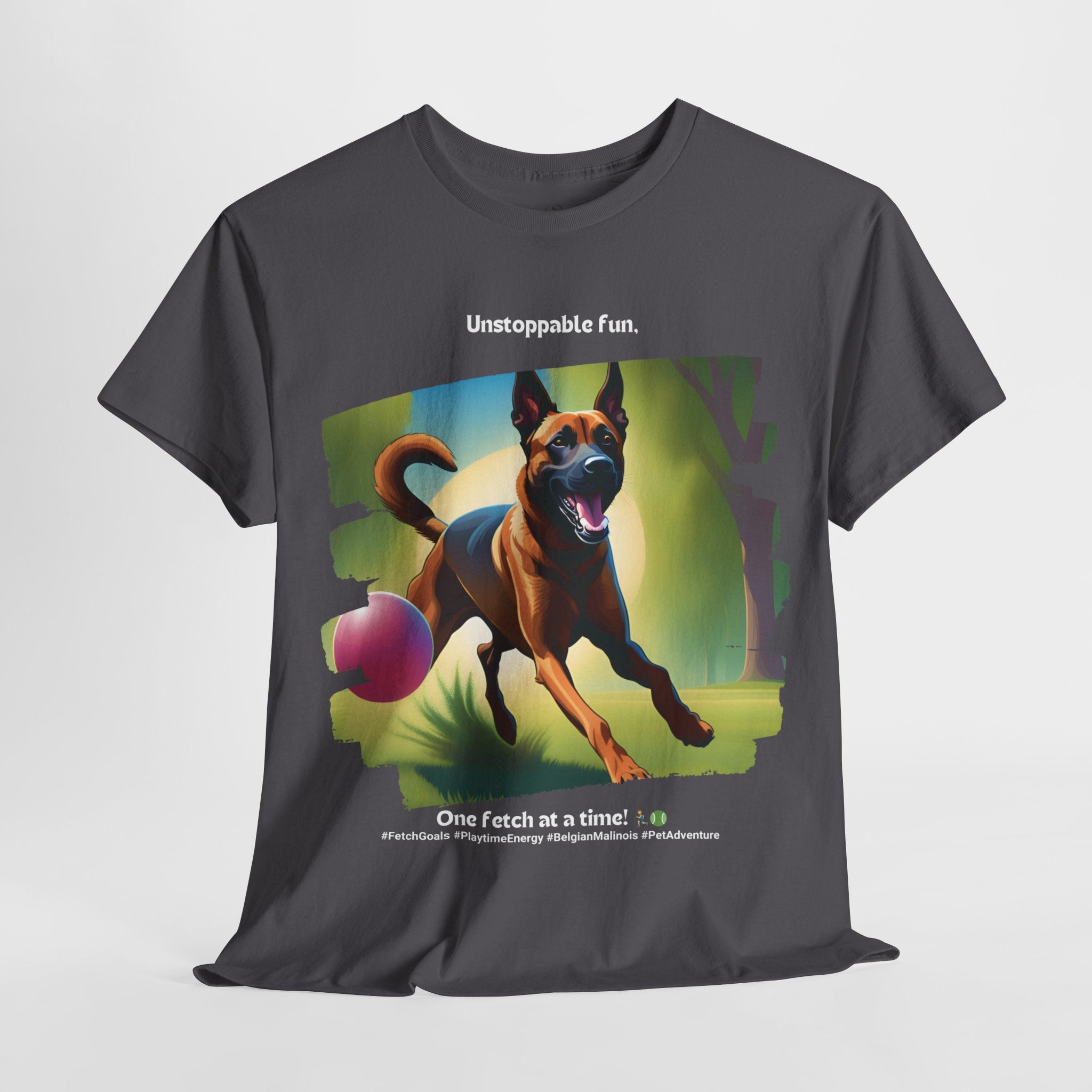 Unisex “Unstoppable Fun” Belgian Malinois T‑Shirt – Playful Protection Gift