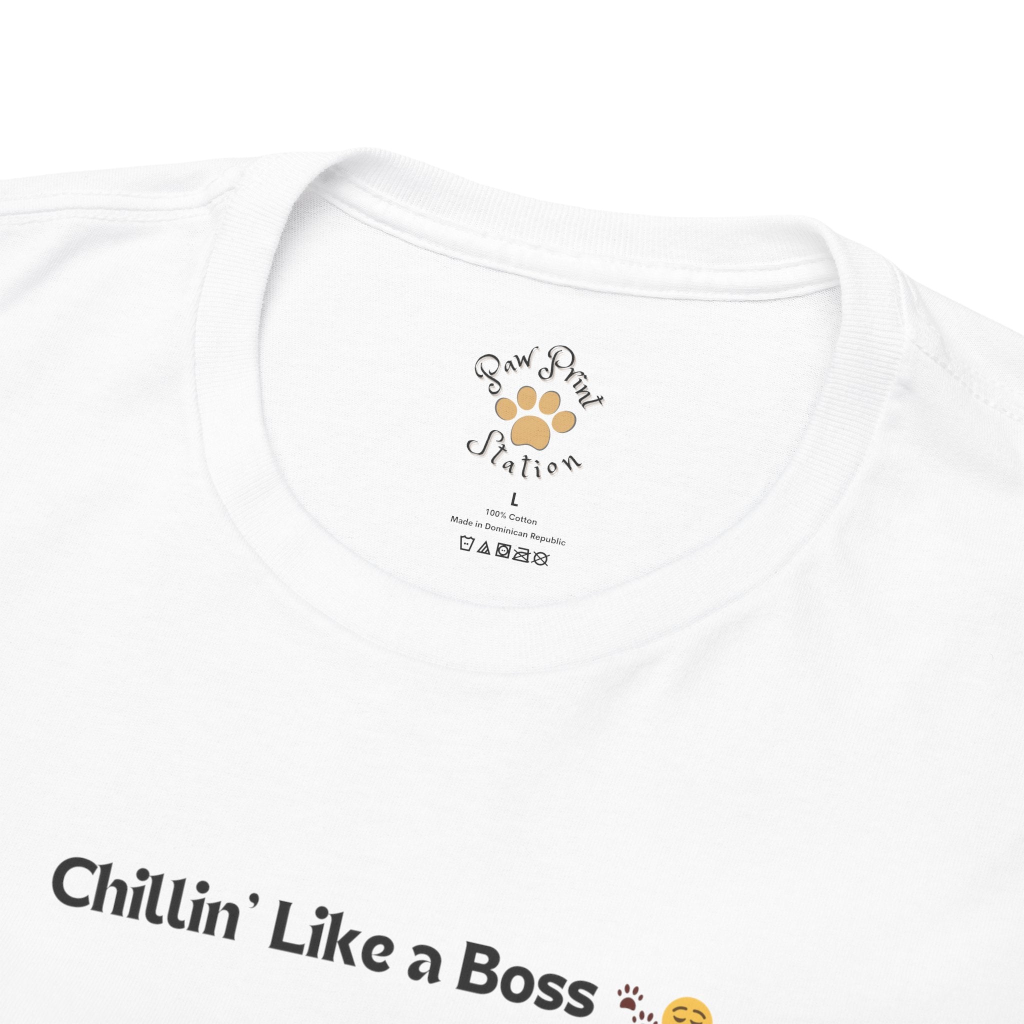 Unisex “Chillin’ Like a Boss” Persian T‑Shirt – Pampered Cat Gift