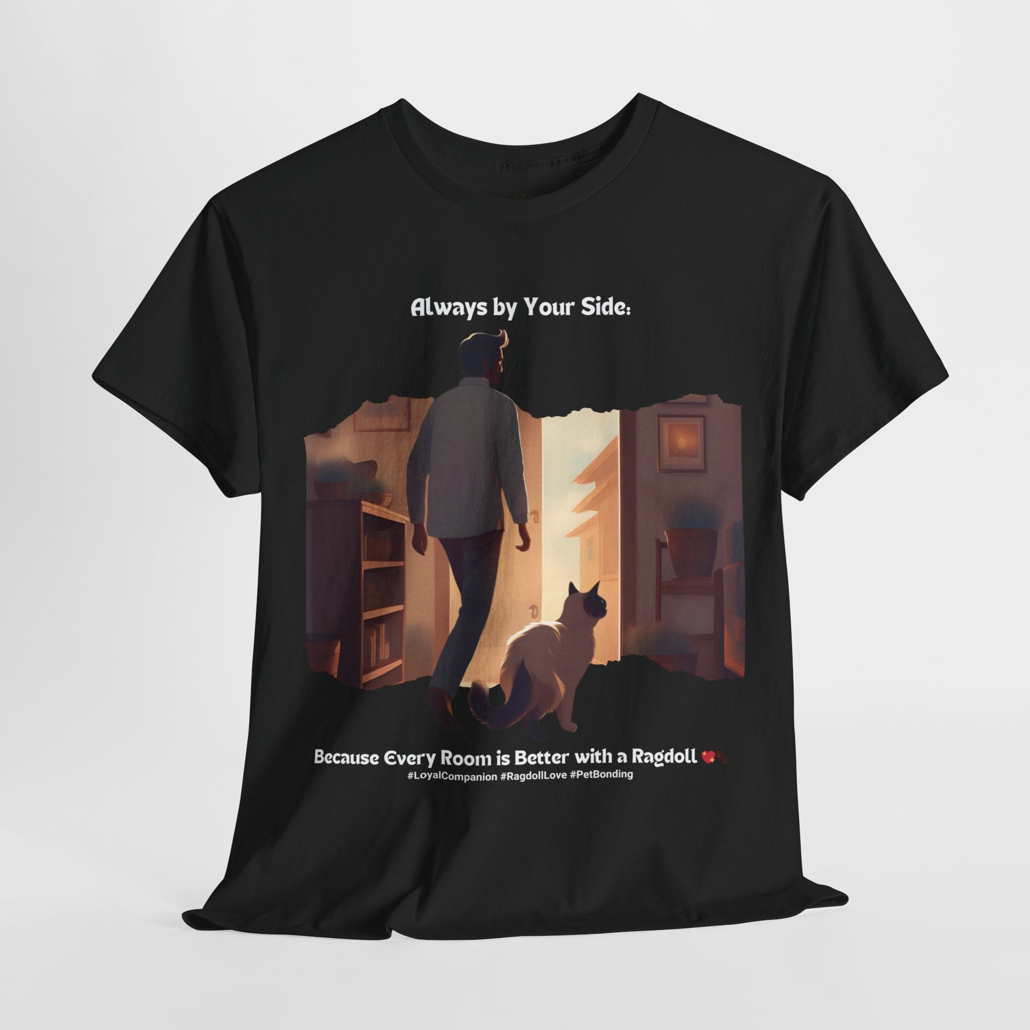 Men's - Always by Your Side: Ragdoll Love T-Shirt