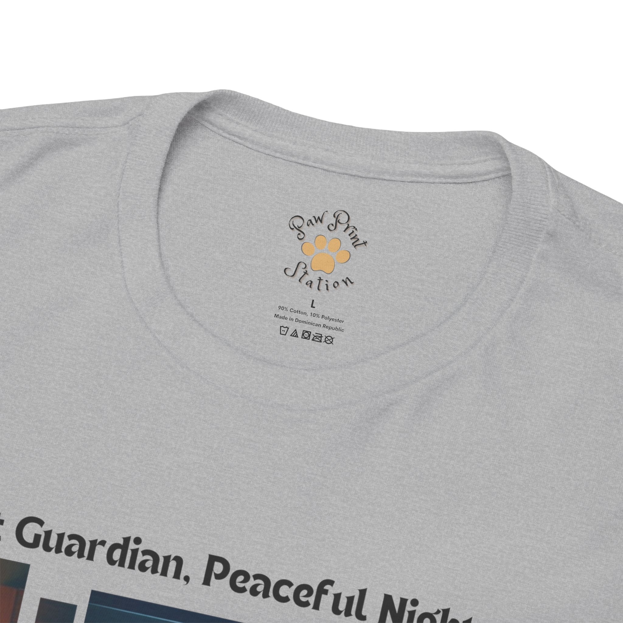 Unisex “Silent Guardian, Peaceful Nights” Australian Shepherd T‑Shirt – Night Watch Gift, Quiet Companion Tee