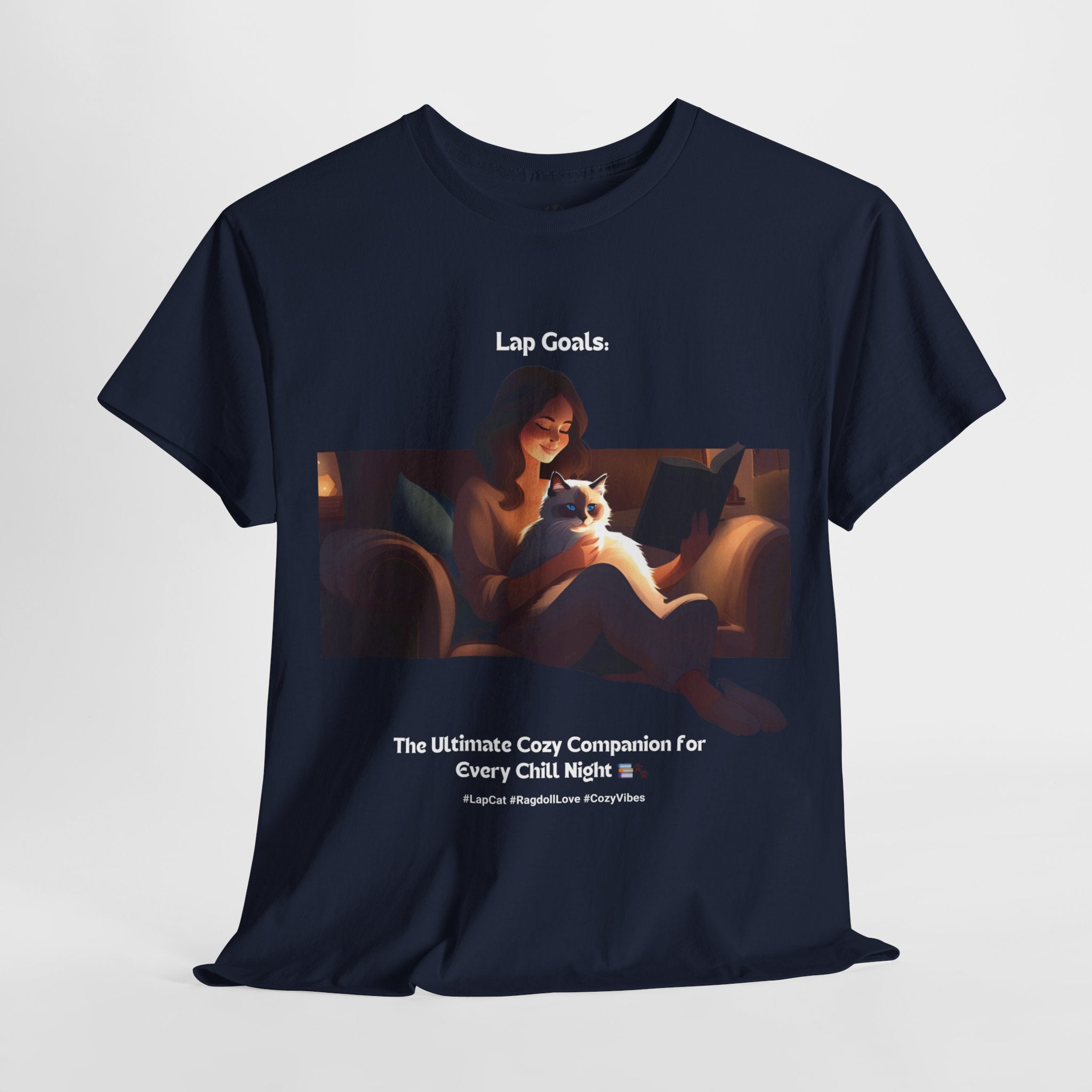 Women’s “The Ultimate Lap Cat” Ragdoll T‑Shirt – Lap Cat Mom Gift