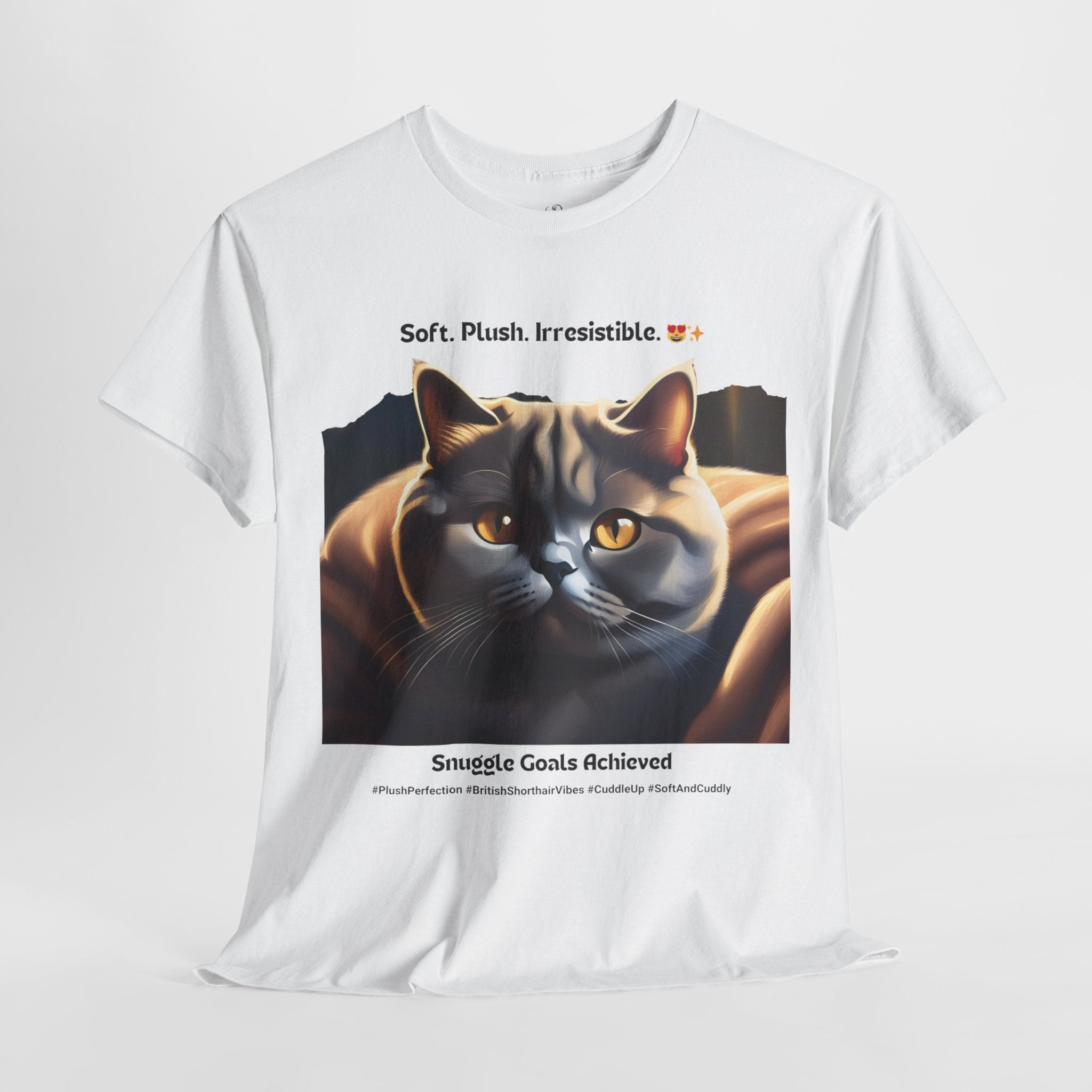 Unisex - Plush Perfection: British Shorthair Cuddles T-Shirt