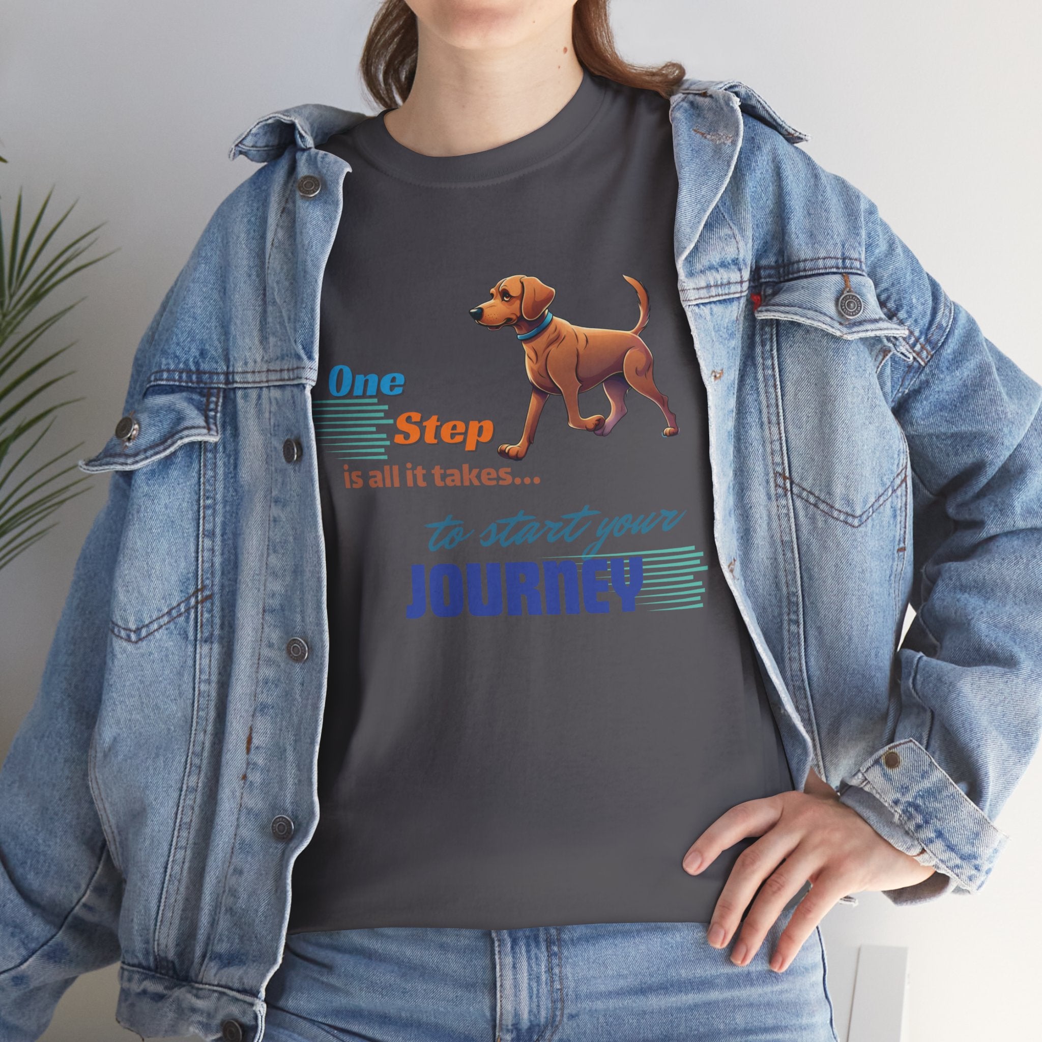 Unisex - One Step Journey Dog T-Shirt