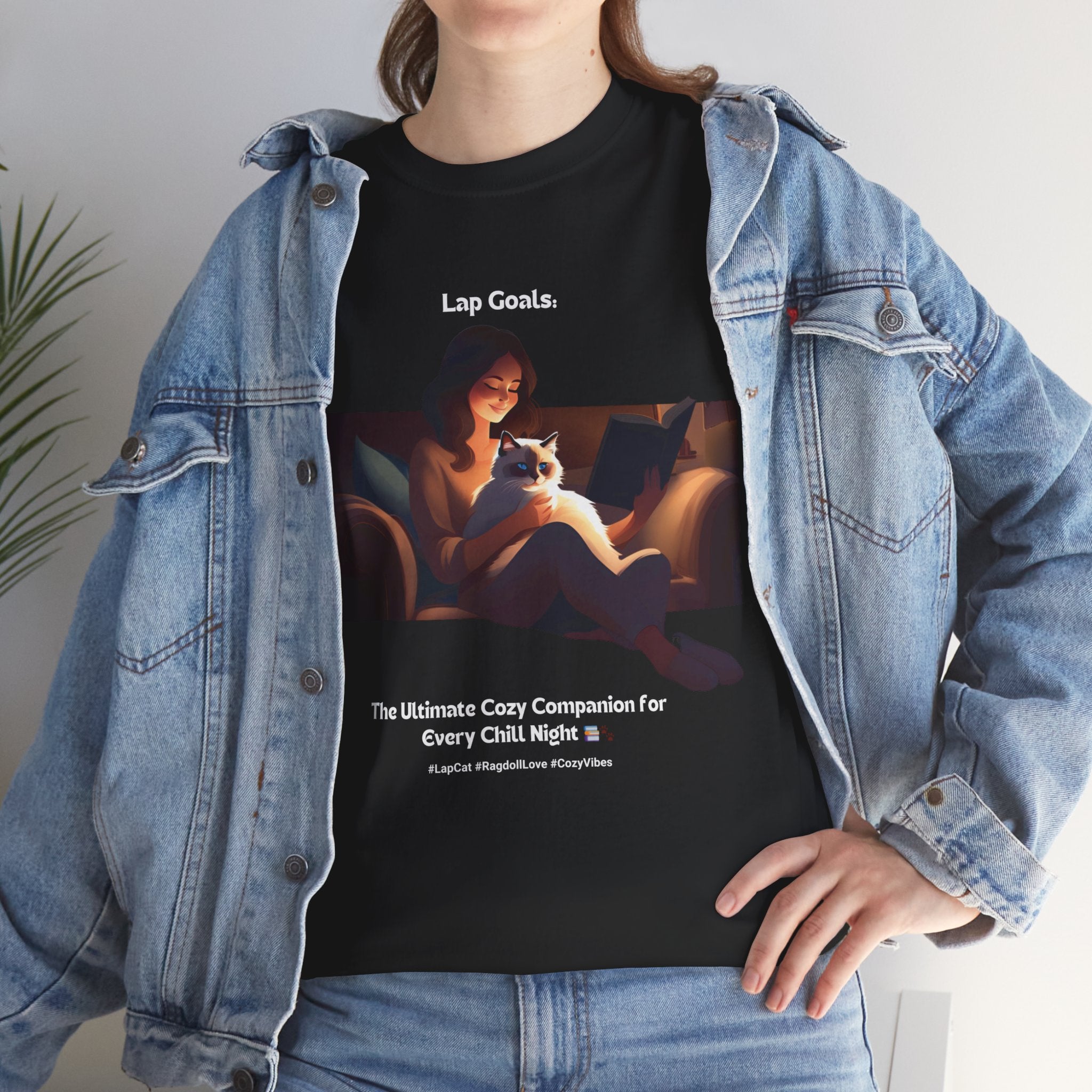 Women’s “The Ultimate Lap Cat” Ragdoll T‑Shirt – Lap Cat Mom Gift