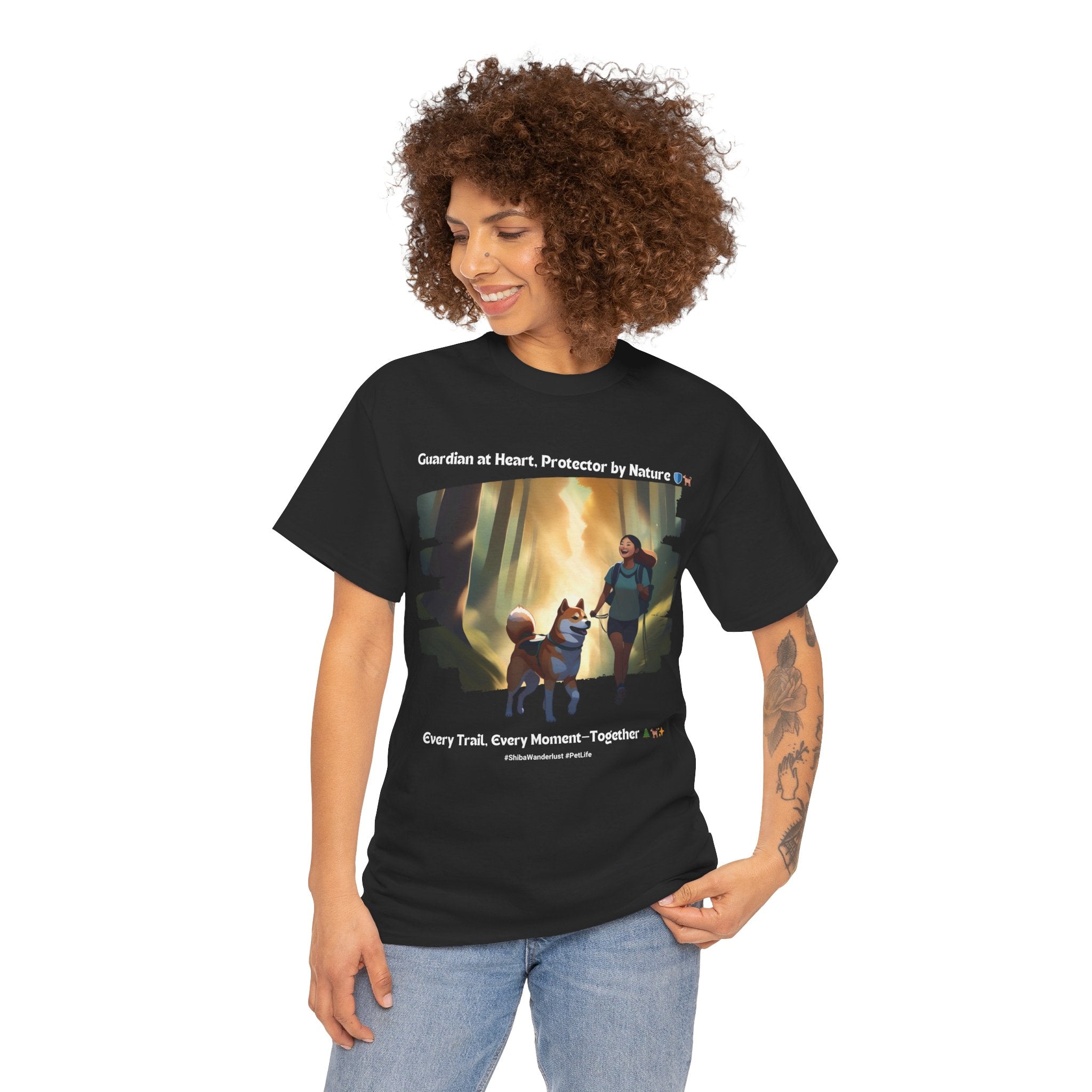 Women's - Guardian of the Wild: Shiba Inu T-Shirt