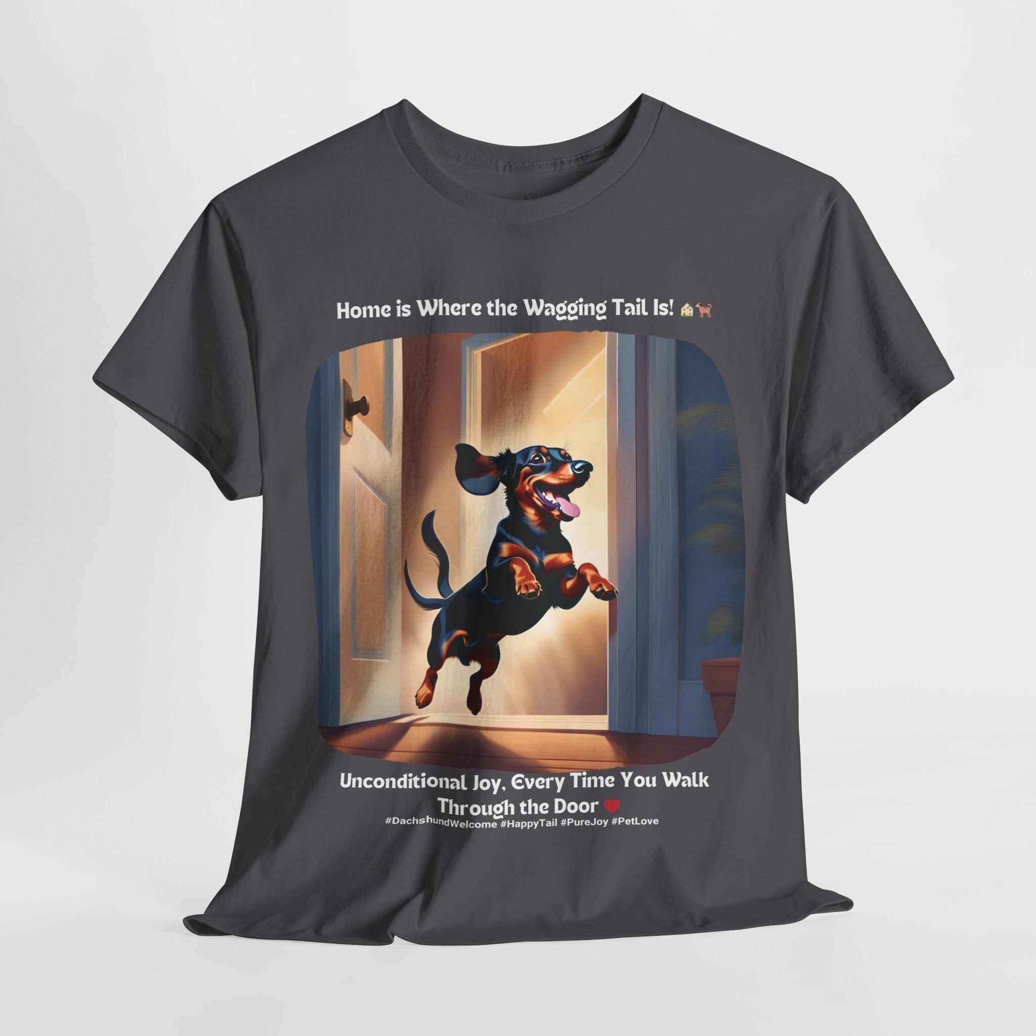 Unisex - Tail-Wagging Welcome: Dachshund Joy T-Shirt