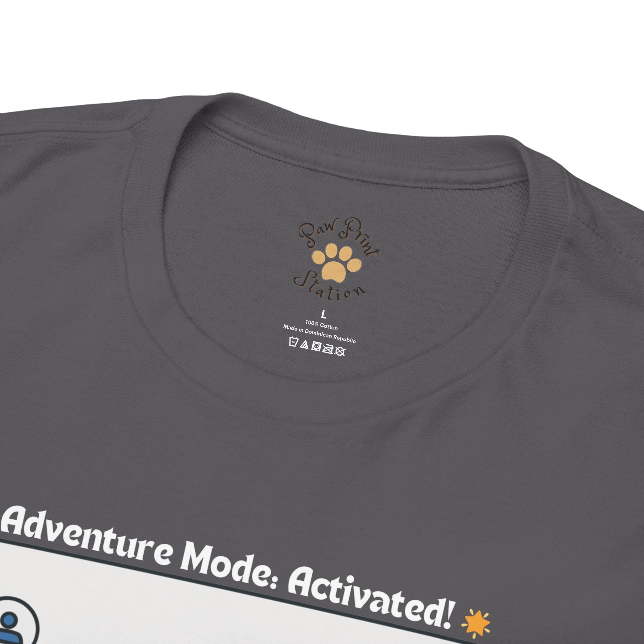 Unisex “Adventure Mode: Activated!” Devon Rex T‑Shirt – Explorer Cat Gift